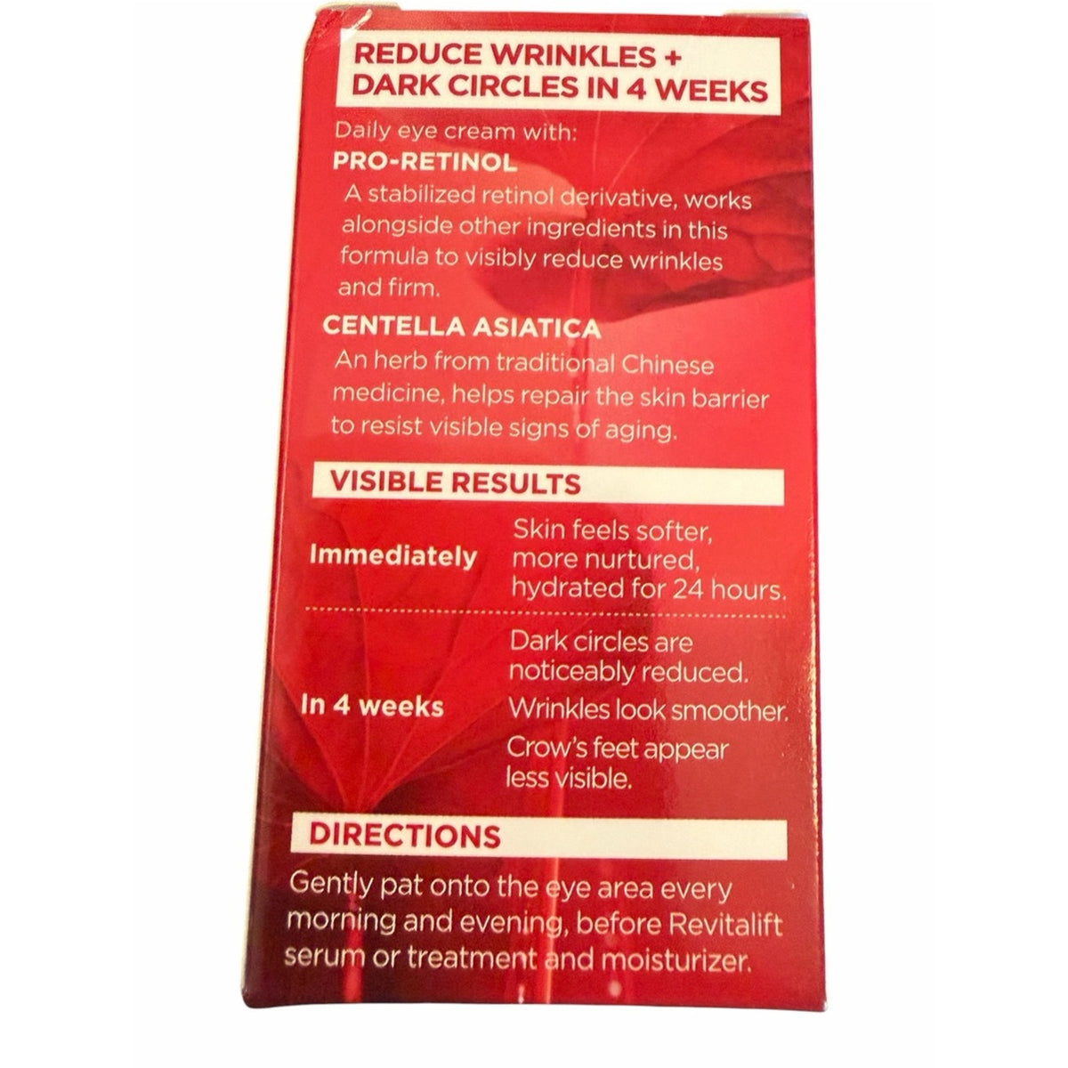 2 L’Oreal Revitalift Anti-Wrinkle Firming Eye Cream Two 0.5 oz items New in Box