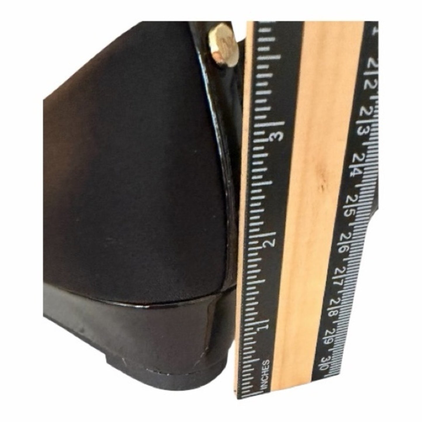 Jones New York Junelle Black Cap Toe Wedge Flats 7.5M NEW IN BOX