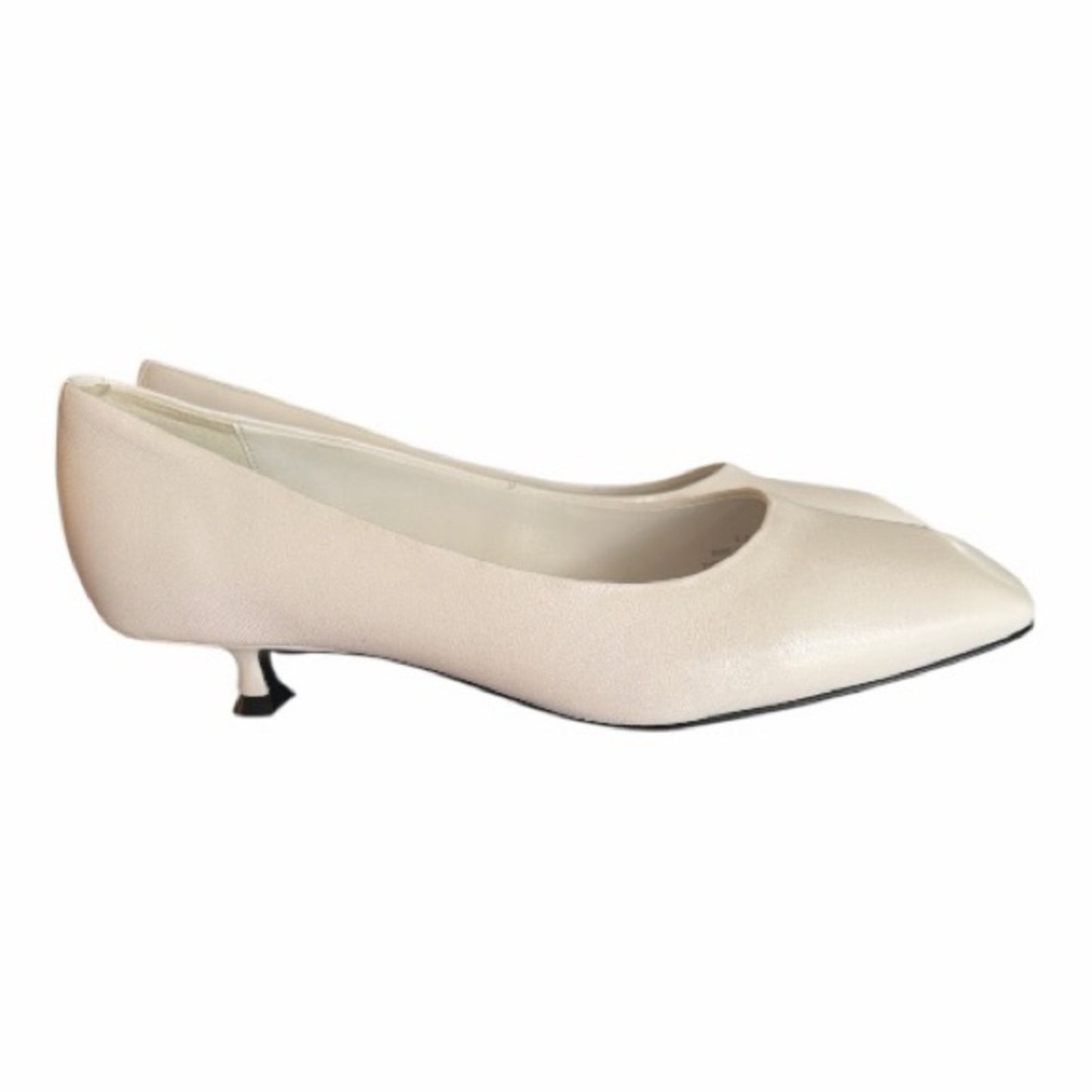 Jeffrey Campbell White Square Toe Kitten Heel Pumps | New in Box | 8.5