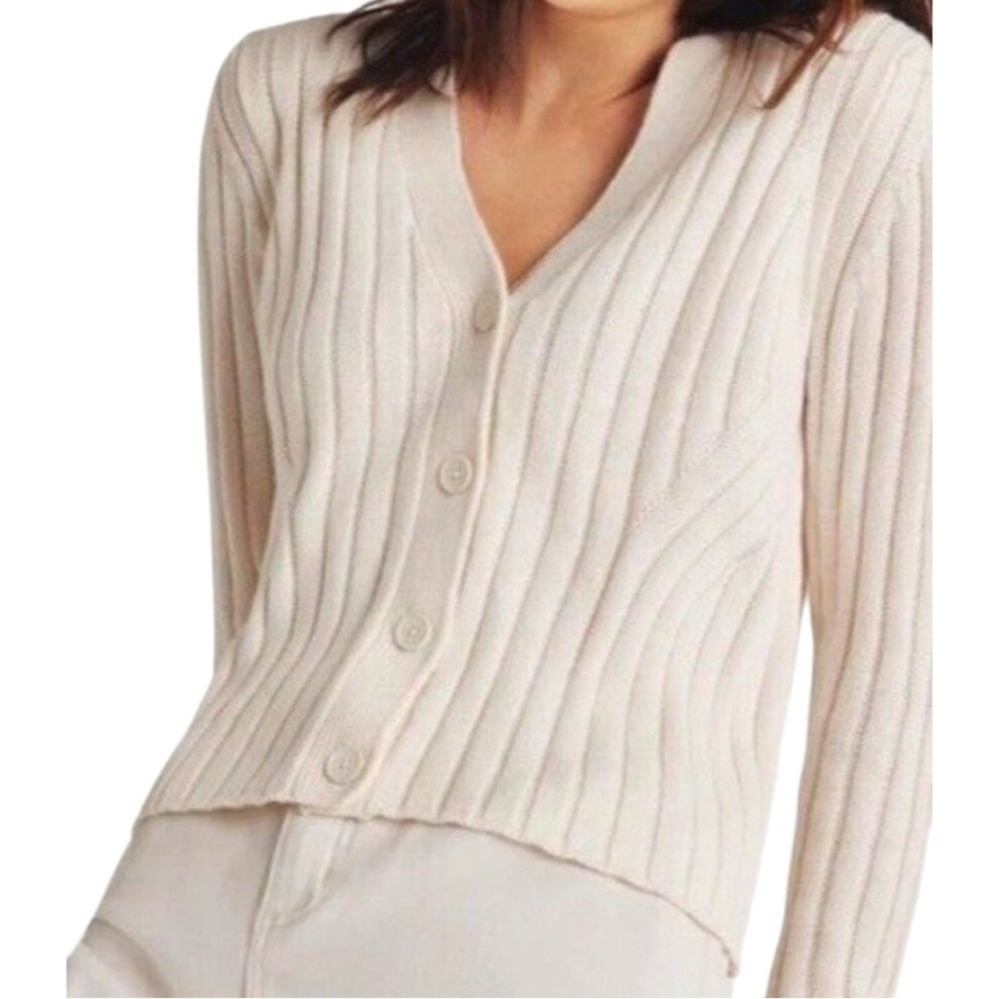 Splendid Kritzia Cardigan In Ivory Large NWT