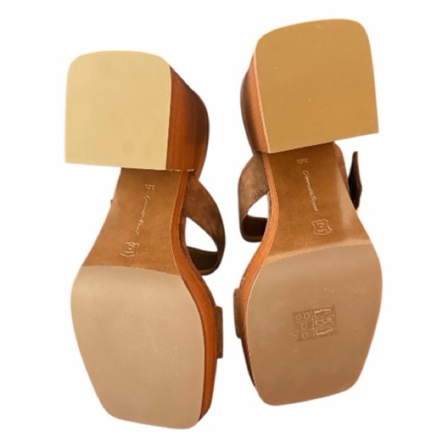 Gianvito Rossi Brown Suede Boho 70’s Style Platform Sandals | NEW | 36.5