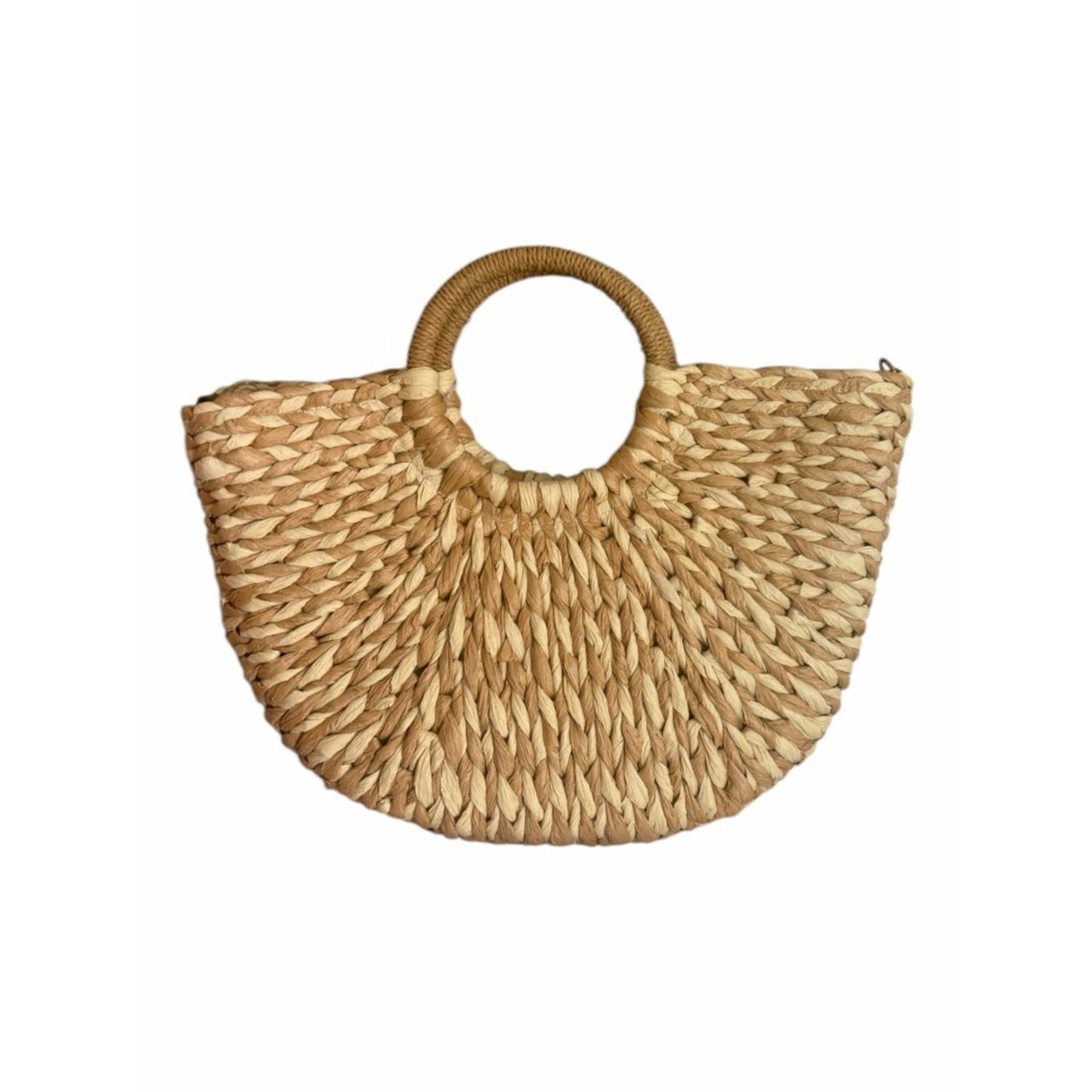 Straw Woven Tote Bag Top Handle + Crossbody Summer Beach Resort Bag NWT
