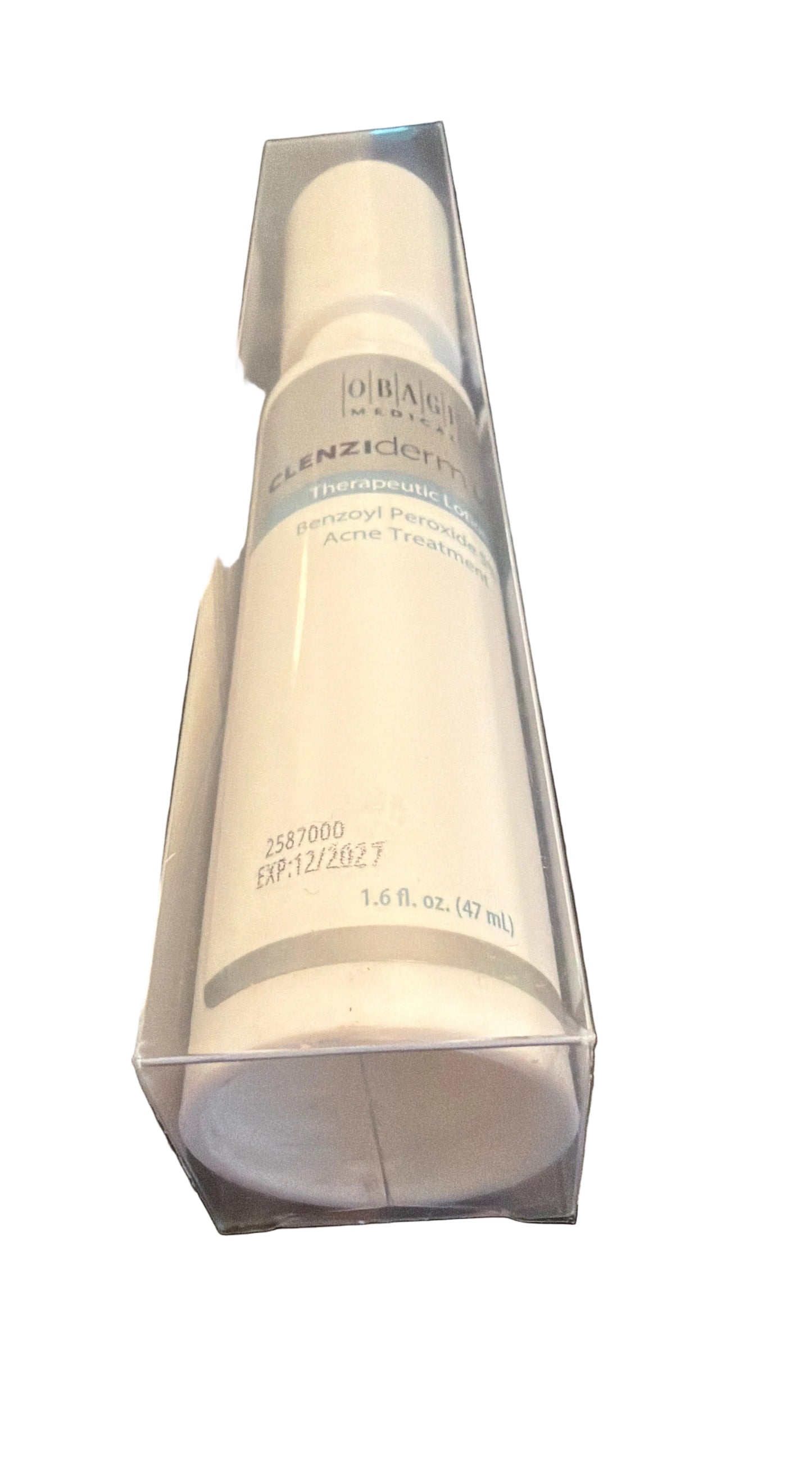 Obagi Clenziderm MD Therapeutic Lotion 5% Benzoyl Peroxide Acne Treatment (Sealed)