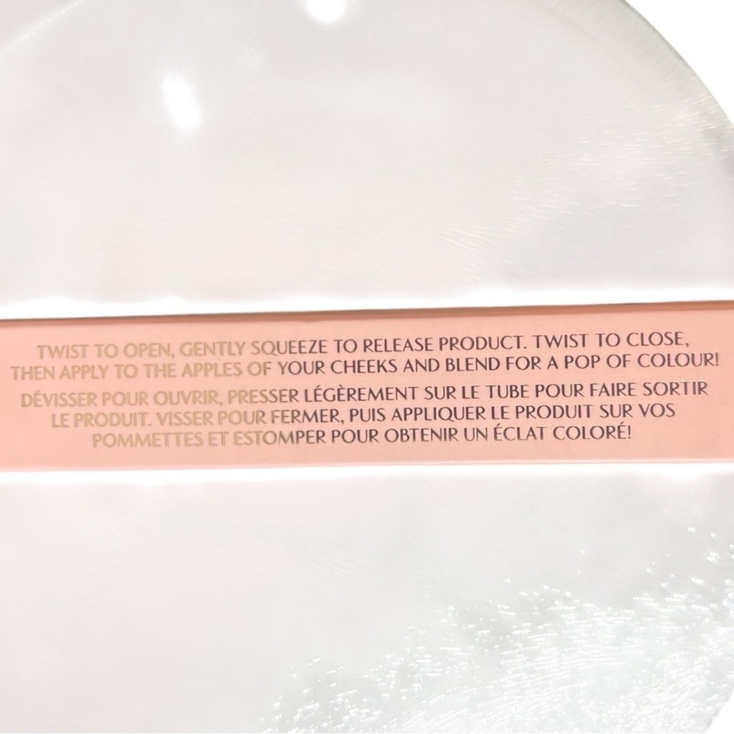 NIB - Charlotte Tilbury Pillow Talk Matte Blush Wand - Soft Peach Full Size