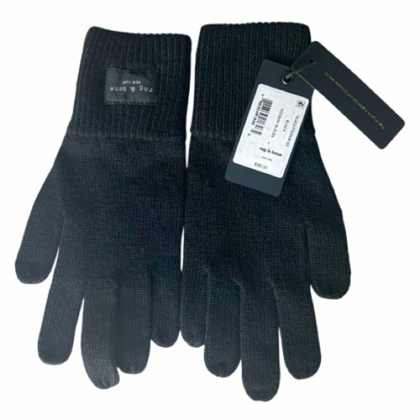 Rag & Bone Women’s “Addison” Black Gloves W/Touch Screen Finger Tips NWT Sealed