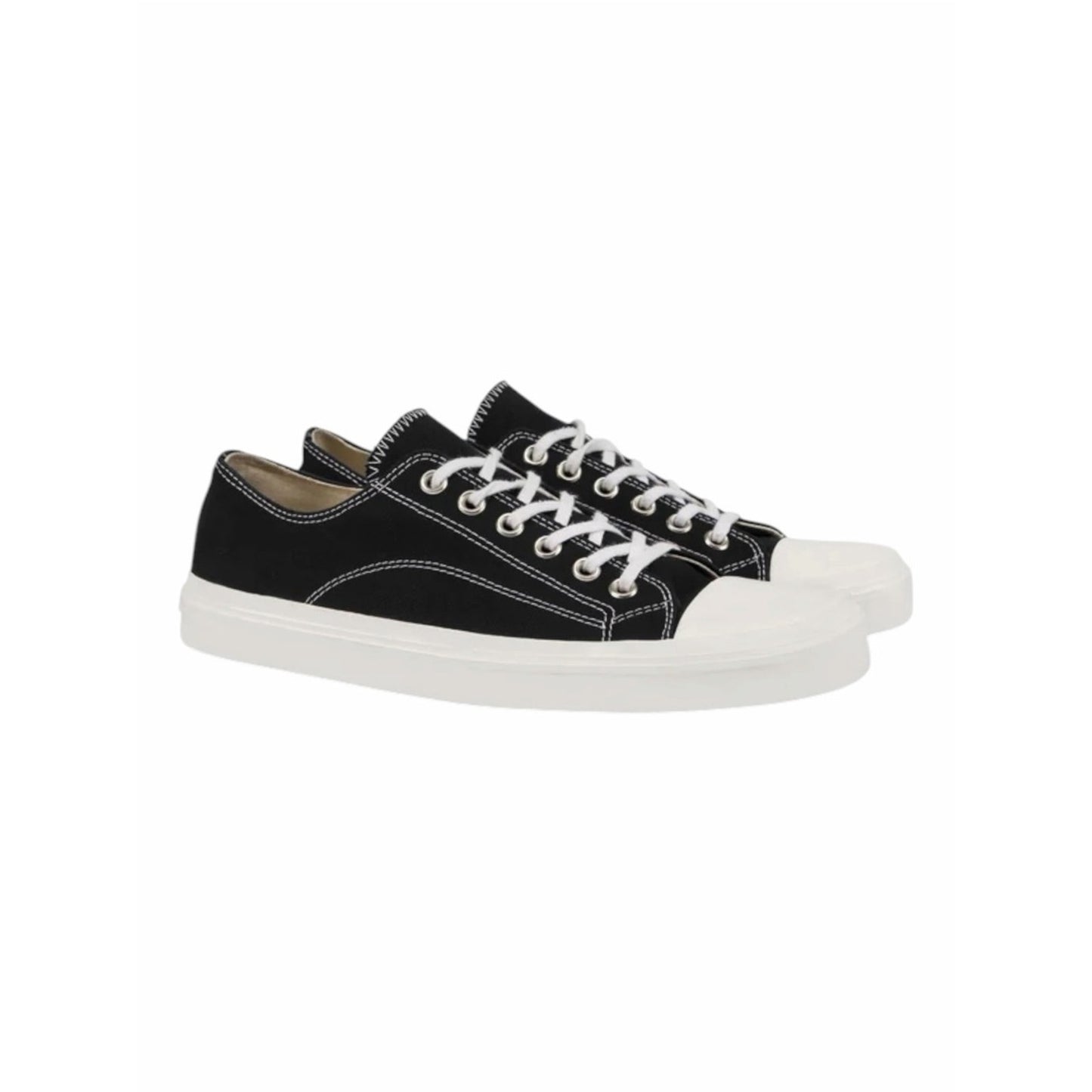 Moschino Couture Milano Platform Sneakers Black Canvas Low Top NIB $560 Size 37