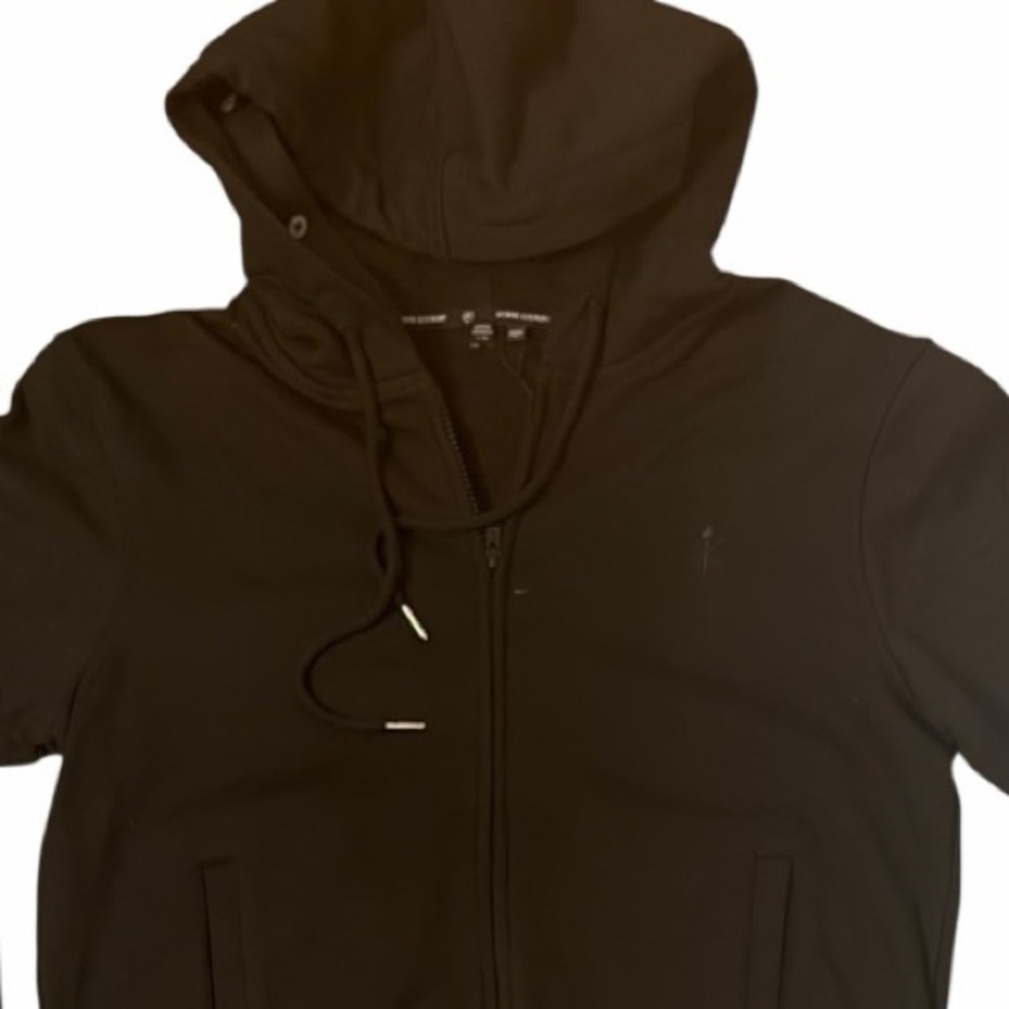 Opening Ceremony Black Zip Up Hoodie w/ Faux Fur Women’s Med