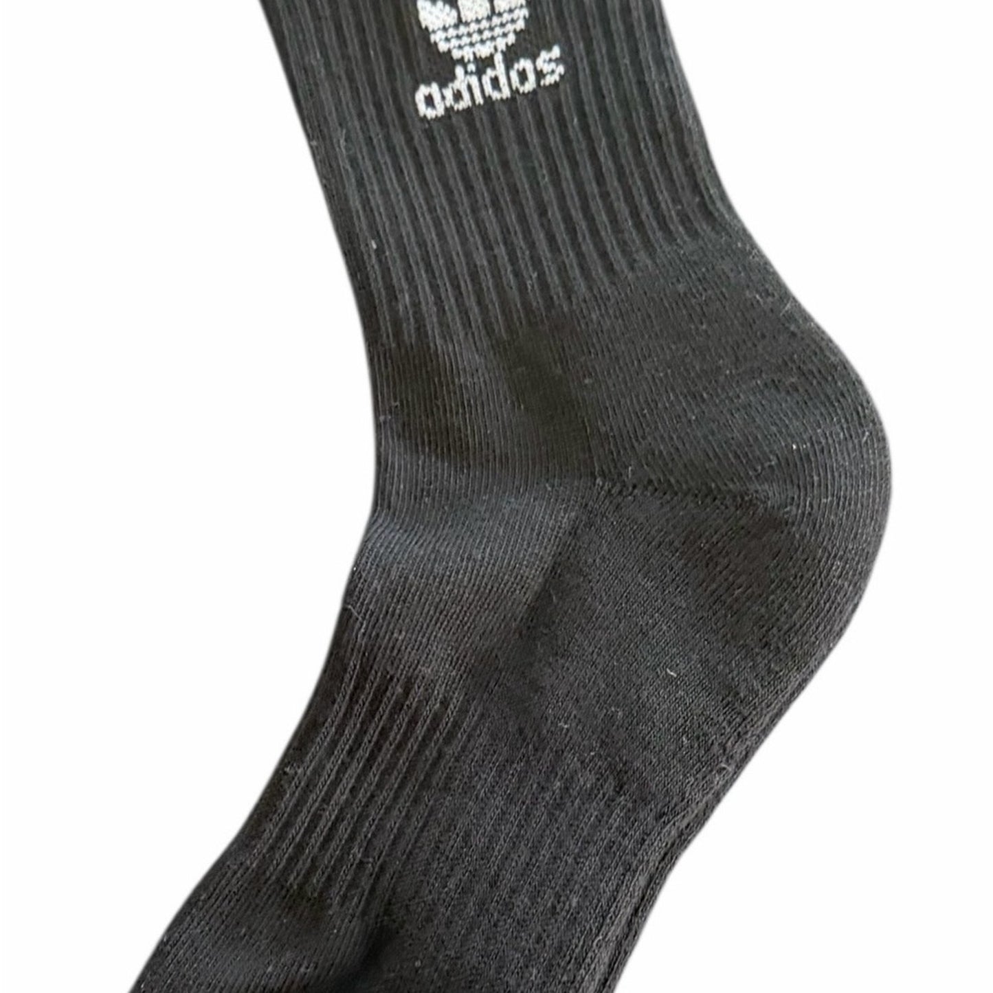 Adidas Originals Floral Crew Socks 3 Pack Women’s M Yellow Black White - NEW