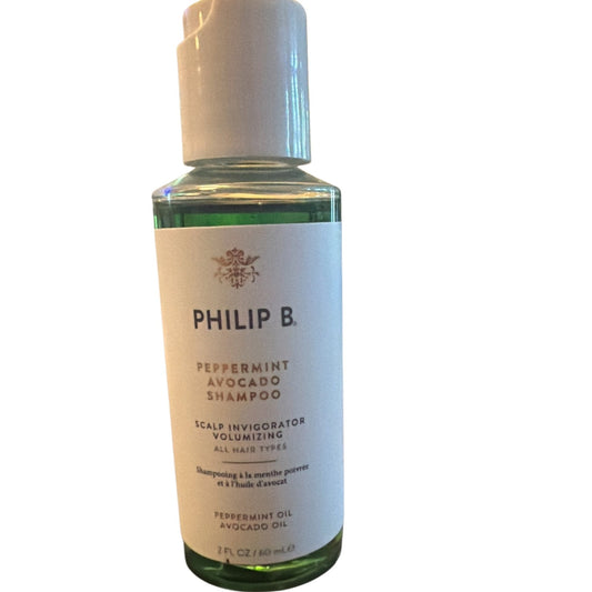Philip B Peppermint Avocado Shampoo 2 oz Travel Size NEW Sealed