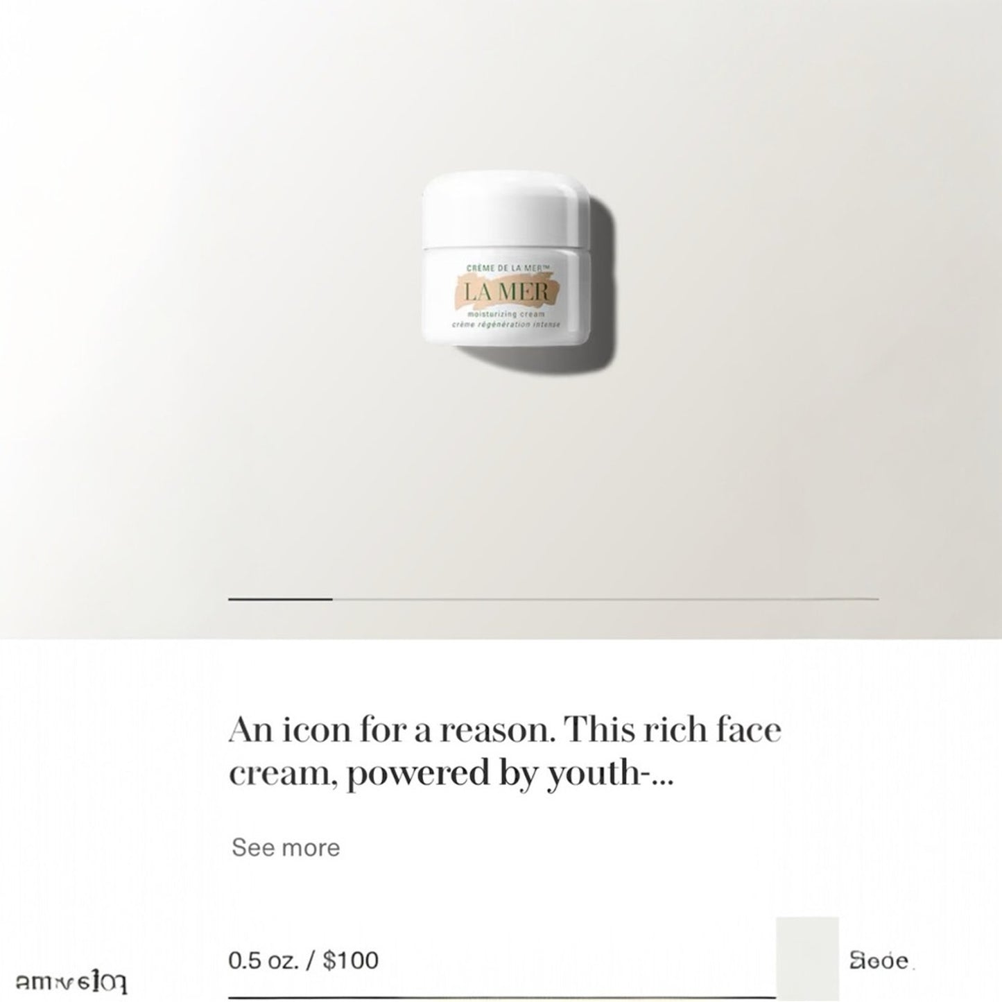 La Mer Moisturizing Soft Cream Bundle. Three .24 oz jars for .74 total oz.
NIB