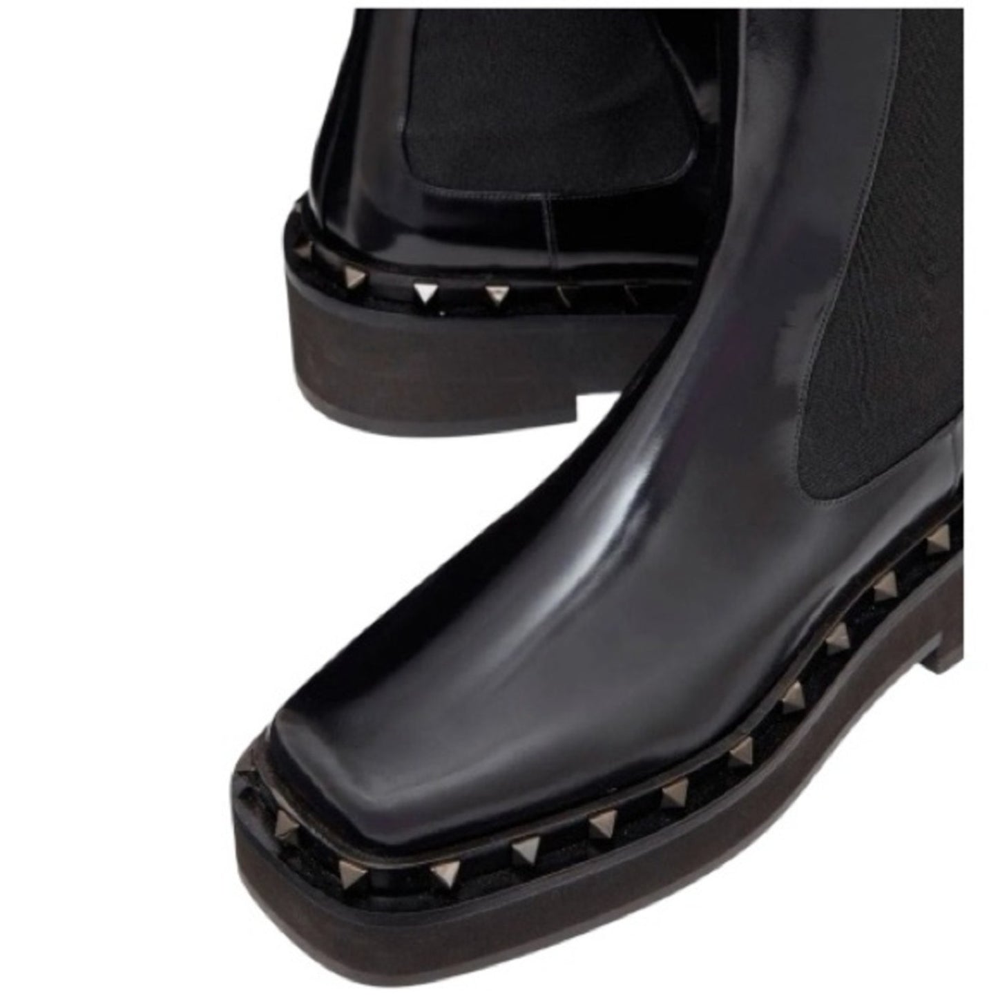 VALENTINO GARAVANI  Rockstud M-Way Ankle Boots Women’s 7.5
NIB w/ Duster