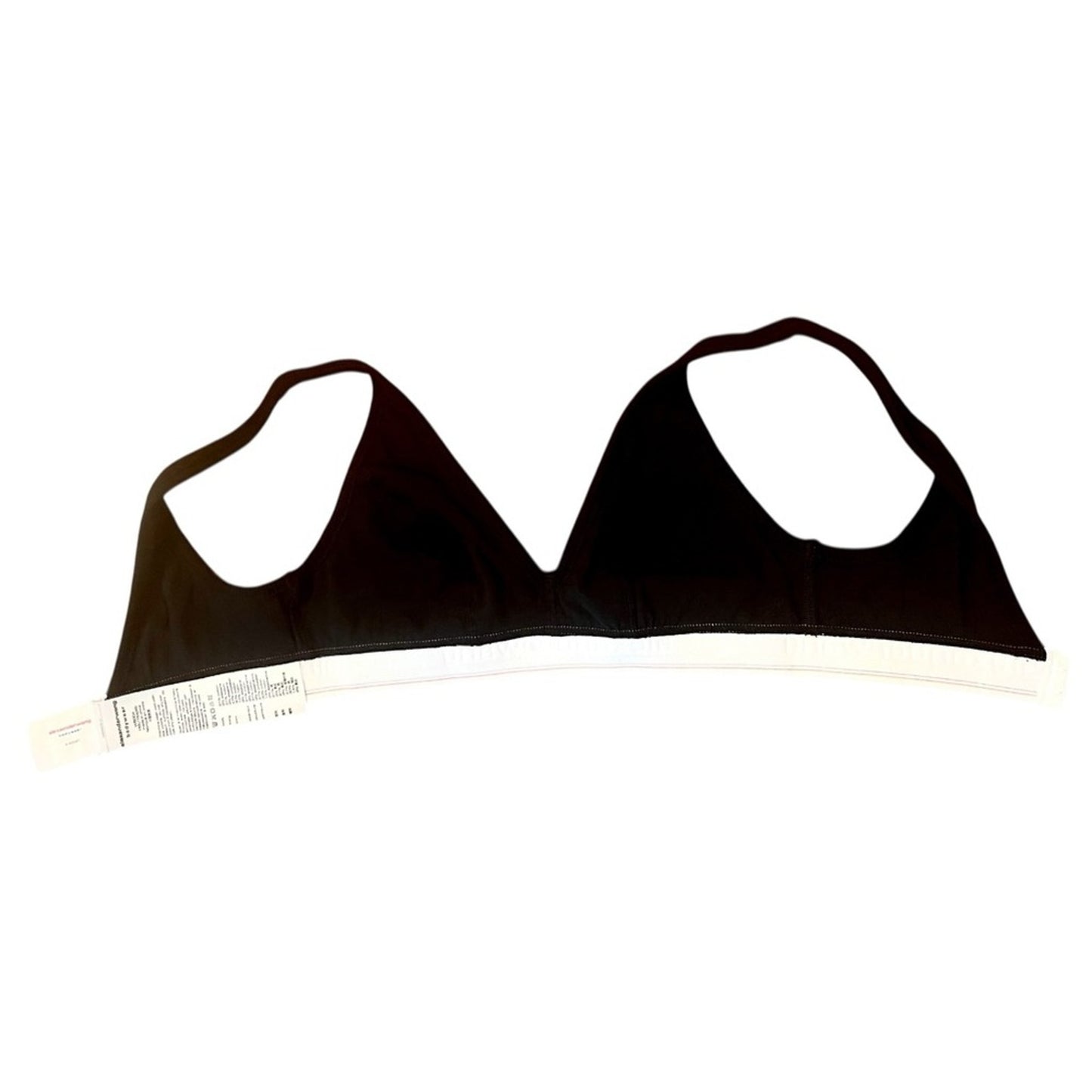 Alexander Wang Black Ribbed Women's Bralette women’s Size x small . New