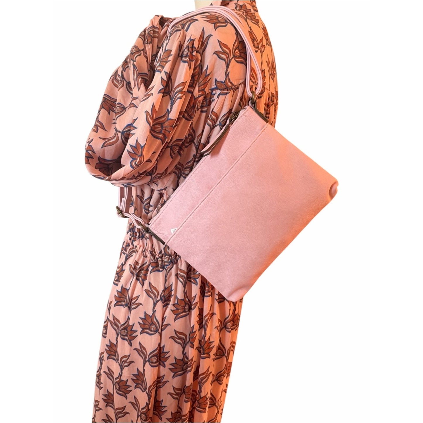 Style & Co Lotus Pink Convertible Crossbody Shoulder Bag New