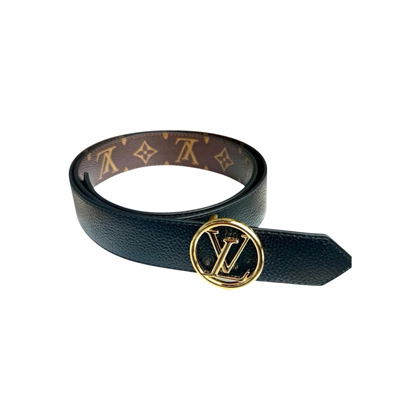 Unisex Louis Vuitton LV Circle Reversible Unisex Belt 35mm Size 90/36 NEW
