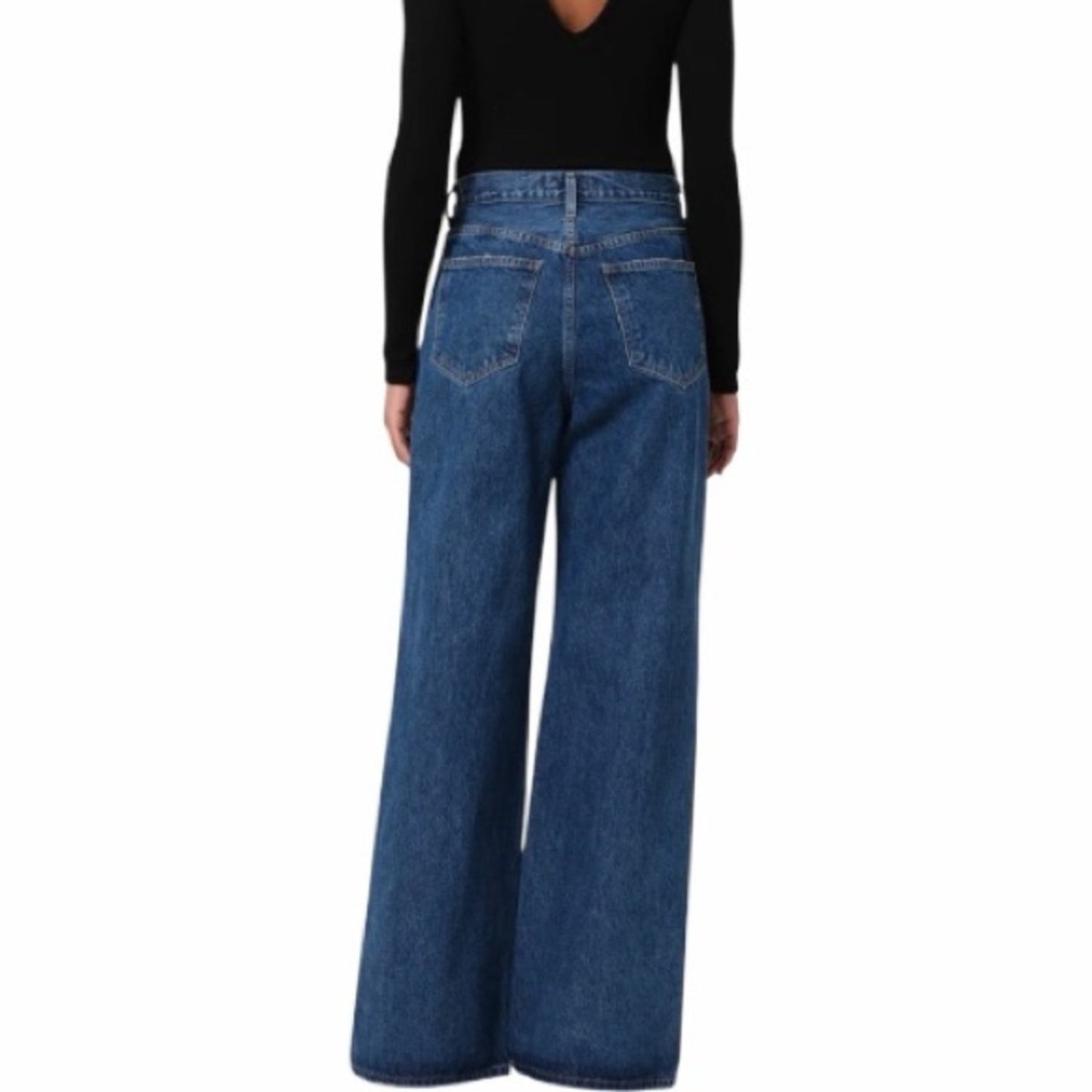 AGOLDE High-Rise Wide-Leg Jeans Button Up | NWT | Sold at Tuckernuck Size 29