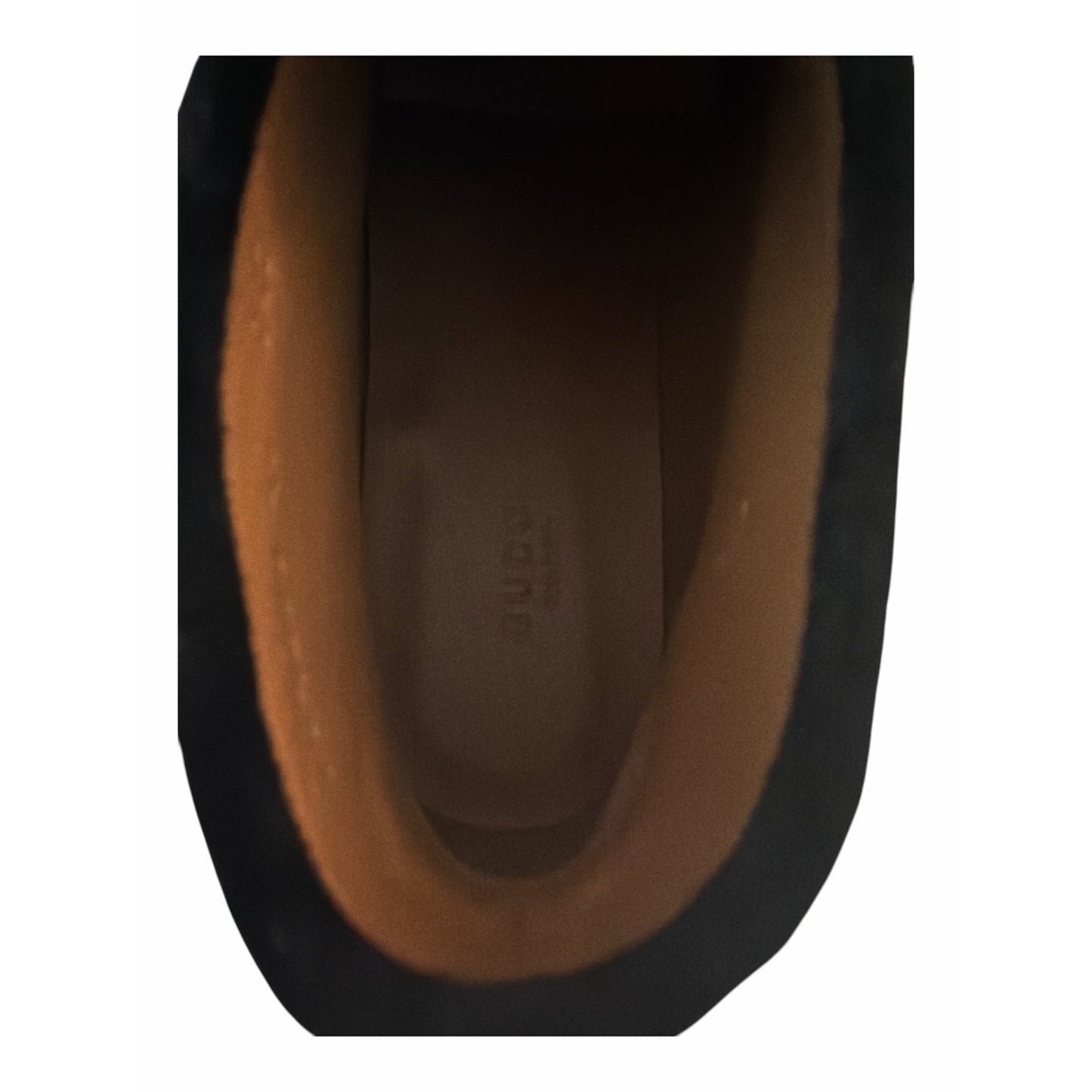 Gucci Horsebit Black Suede Lug Sole Ankle Boots Size 40 NIB
