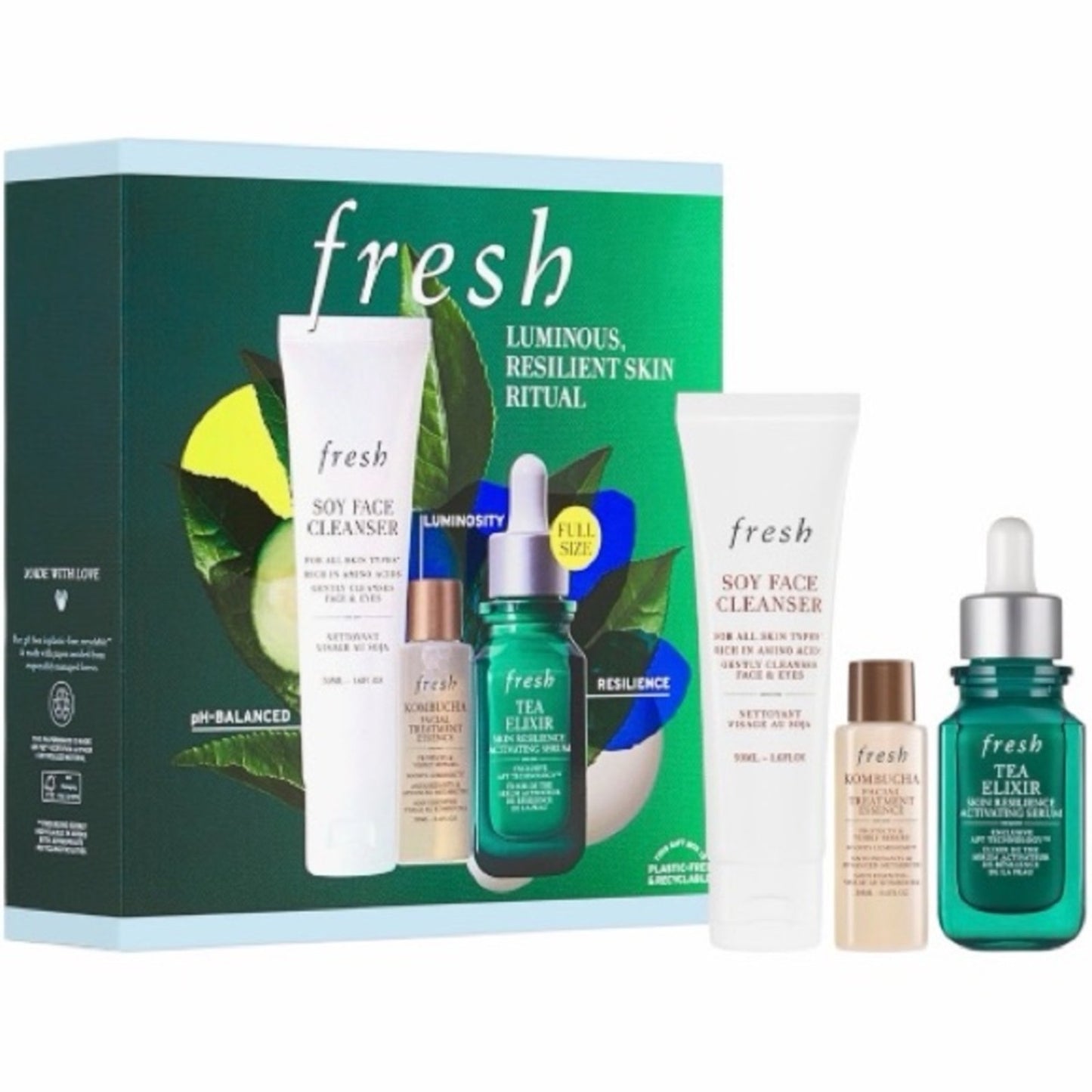 Fresh Skincare Set-Luminous, Resilient Skin Ritual
Sealed In Box