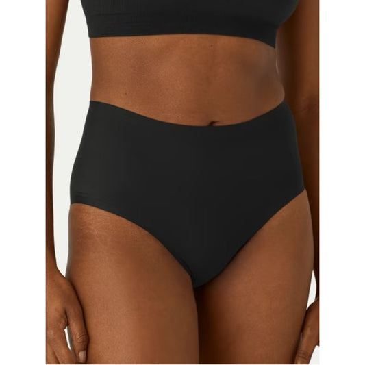 Bombas 5 Pack Women's Seamless & Tagless Bikini Brief Underwear Black New XL-XXL