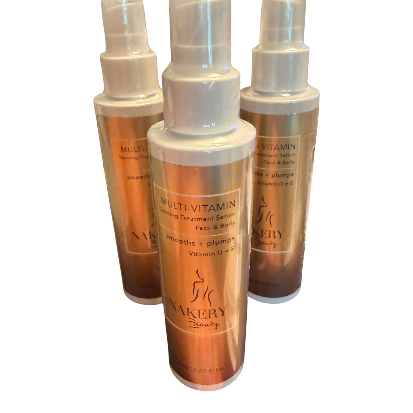 Nakery Beauty Multi-Vitamin Tanning Treatment Serum Face & Body 5.07 oz Sealed