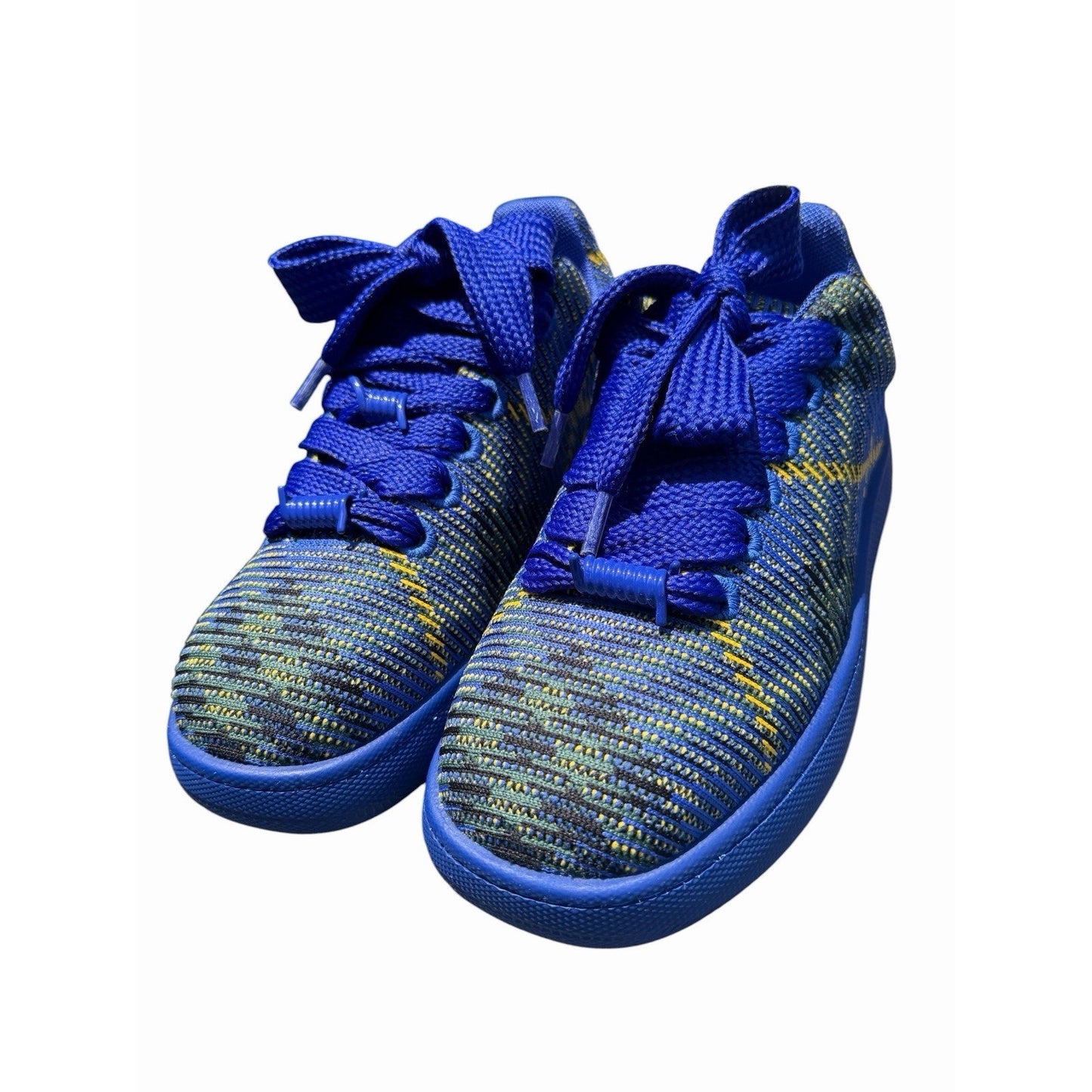 NEW Burberry Bright Navy Knit Low Top Trainers Sneakers  Men's EU 42 US 9  Italy