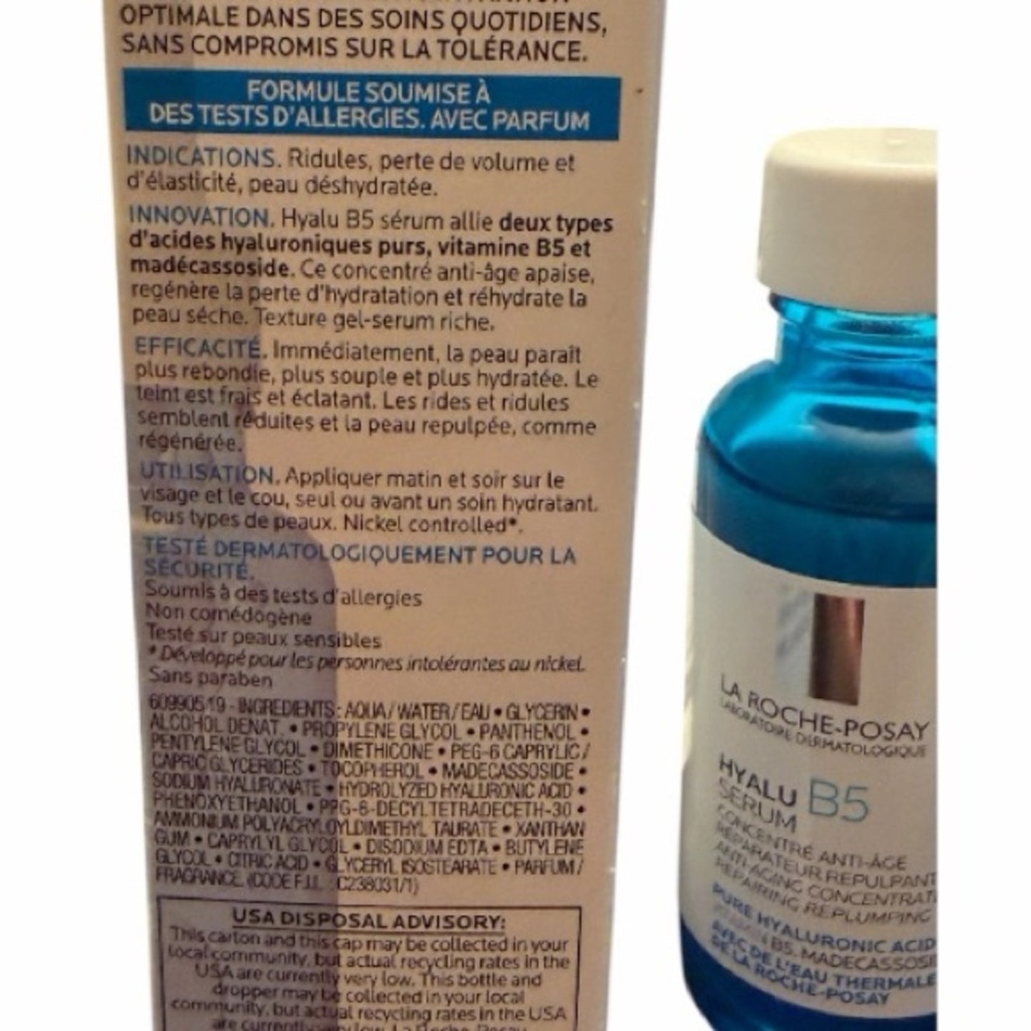 La Roche-Posay Hyalu B5 Pure
Hyaluronic Acid Serum - 30ml / 1 oz NIB