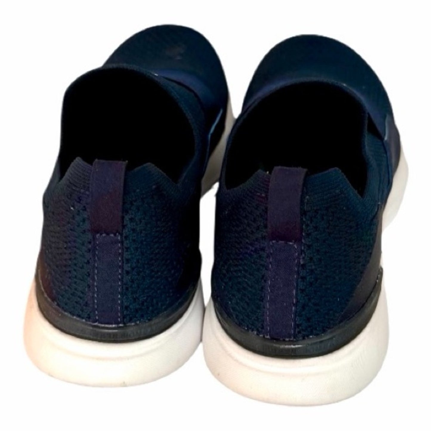 APL TechLoom Traveler Sneakers Navy White 7.5 Slip On Athletic Shoes
