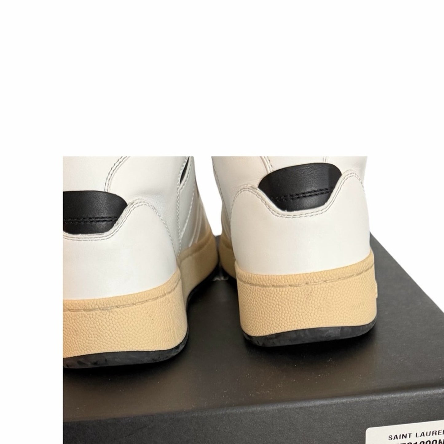 Saint Laurent Greenwich LAX Mid-Top Sneakers Blanc Optique EU 40 Women’s 9.5