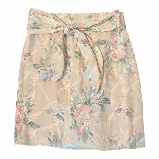 Zadig & Voltaire Joji Silk Floral Chain Skirt NWT Cottagecore Parisian Chic M