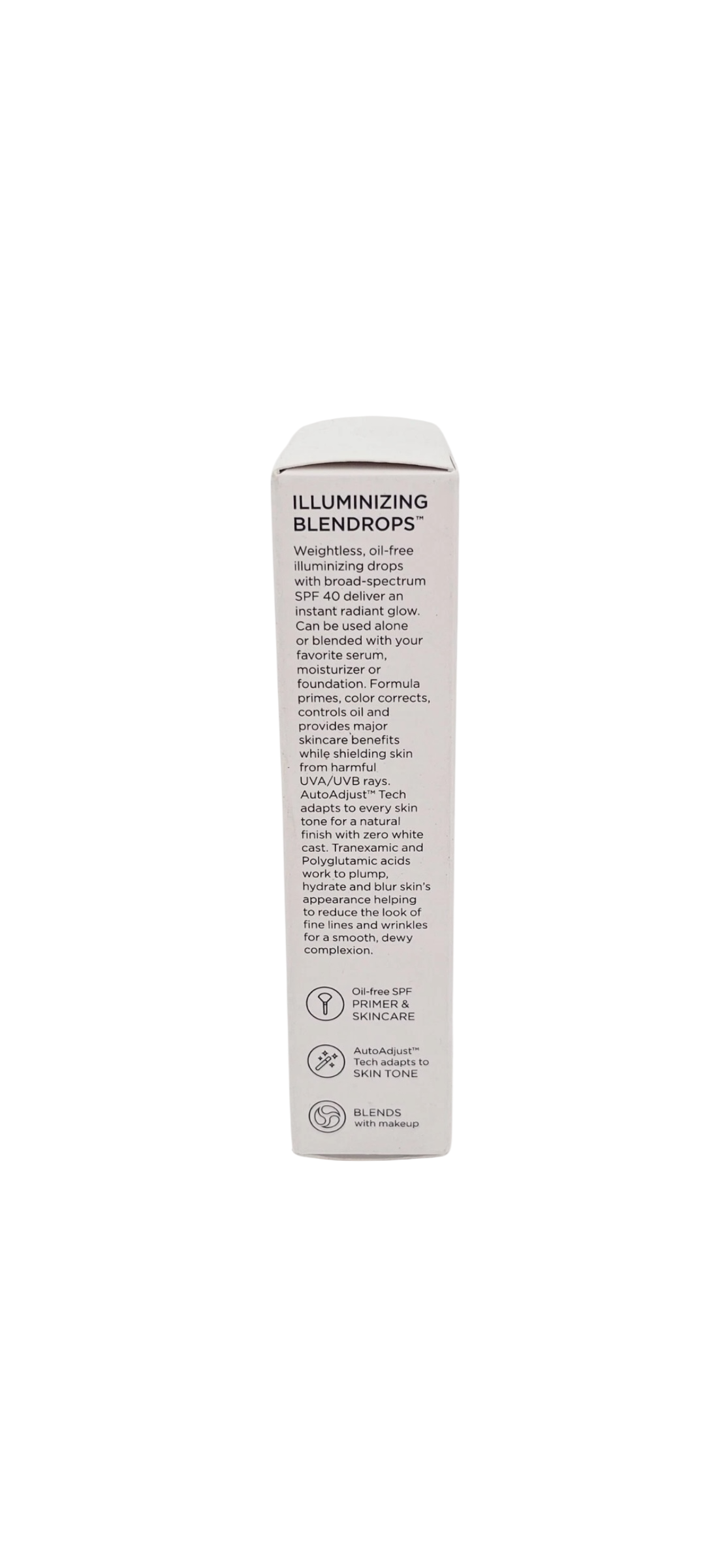 BeautyBio BLENDROPS. Broad Spectrum SPF 40 Oil-Control Priming Drops With Color-Correcting Tranexamic Complex (new in box 1Oz.)