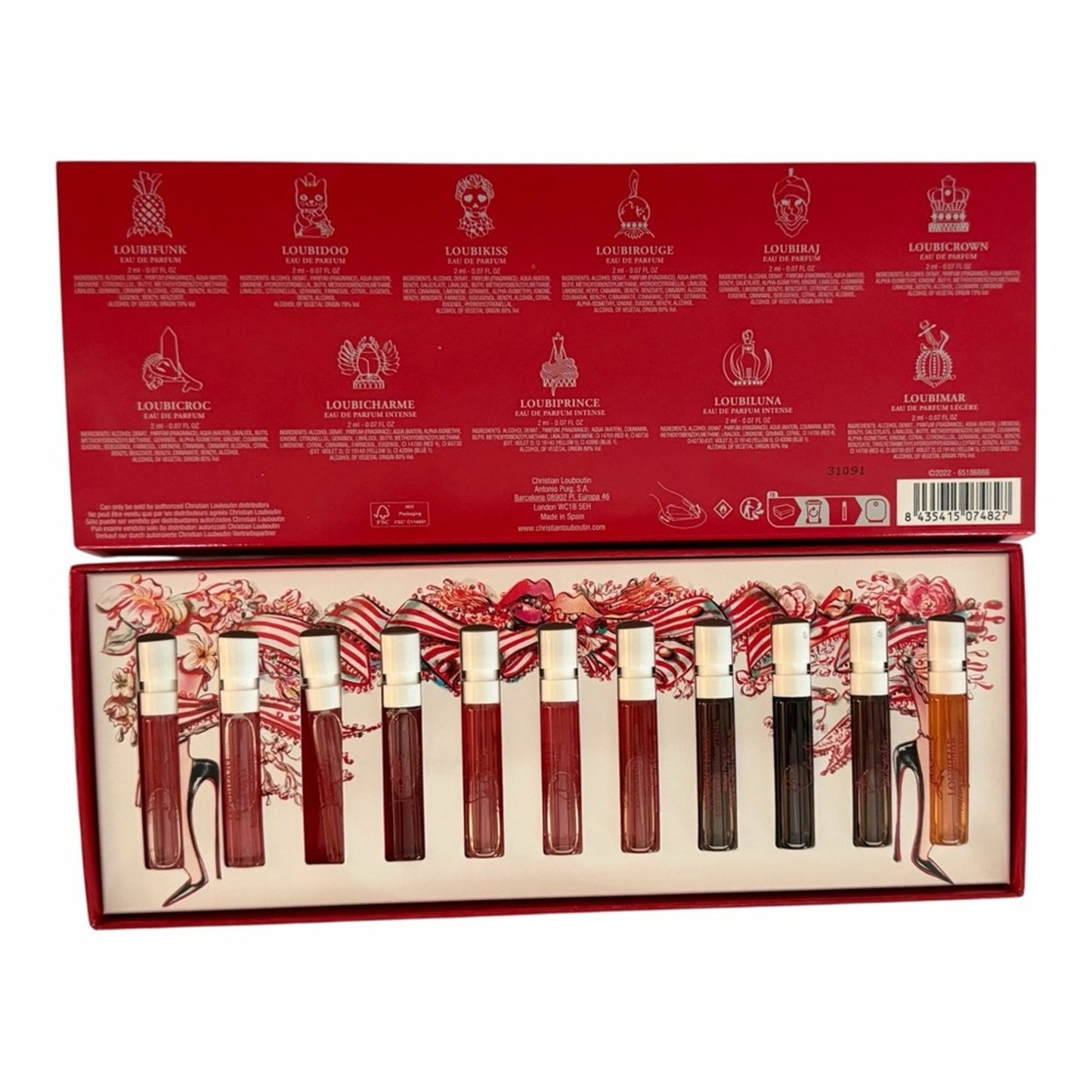 Christian Louboutin SEALED Luxury  Discovery Gift Set – 11 Piece Collector Set