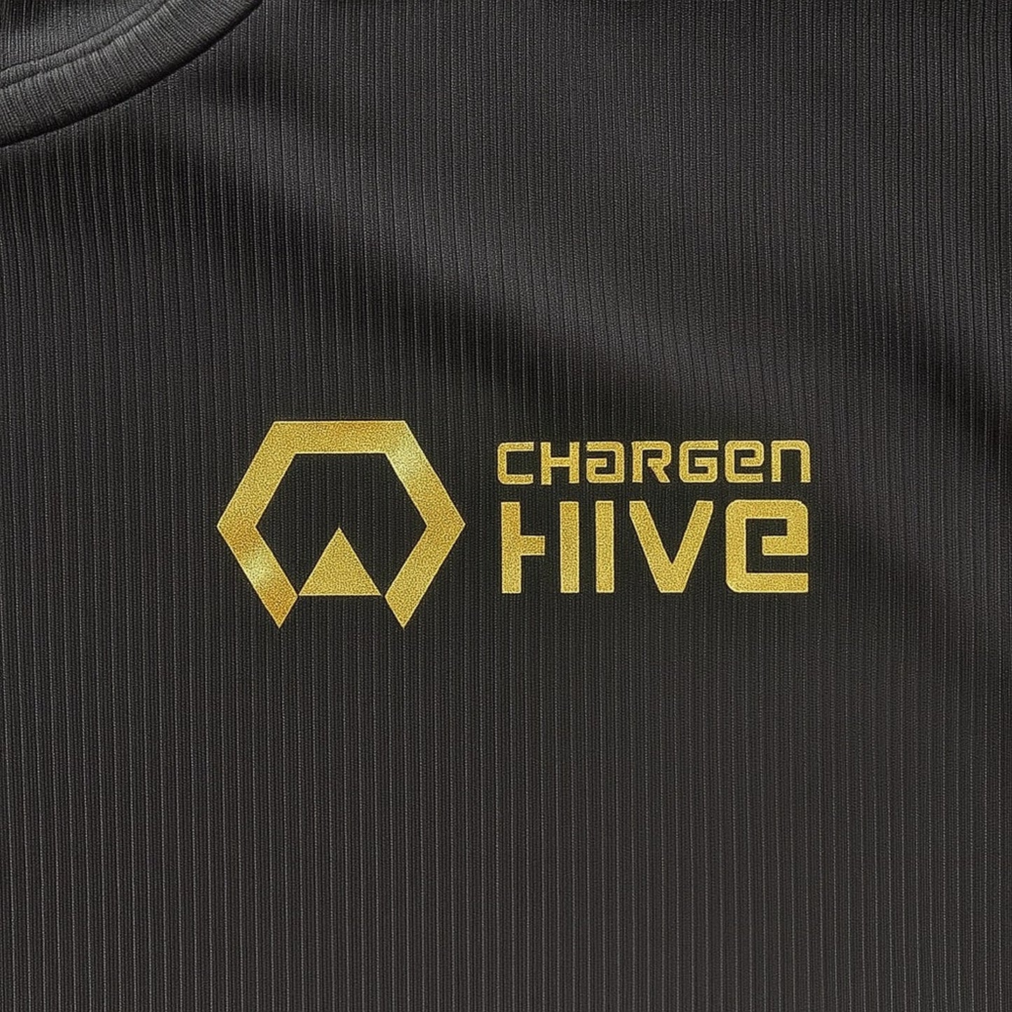Chargen Hive Men's Lightweight Athletic Training Tee - Black - New Without Tags