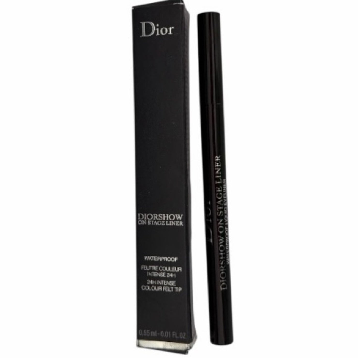 Dior Diorshow On Stage Liner 091 Matte Black Liquid Eyeliner New