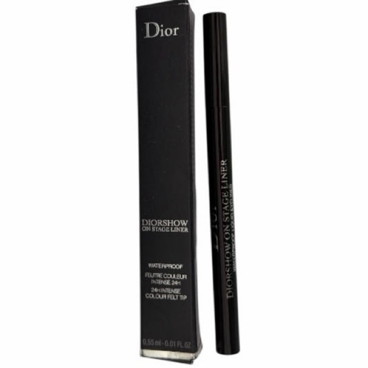 Dior Diorshow On Stage Liner 091 Matte Black Liquid Eyeliner New