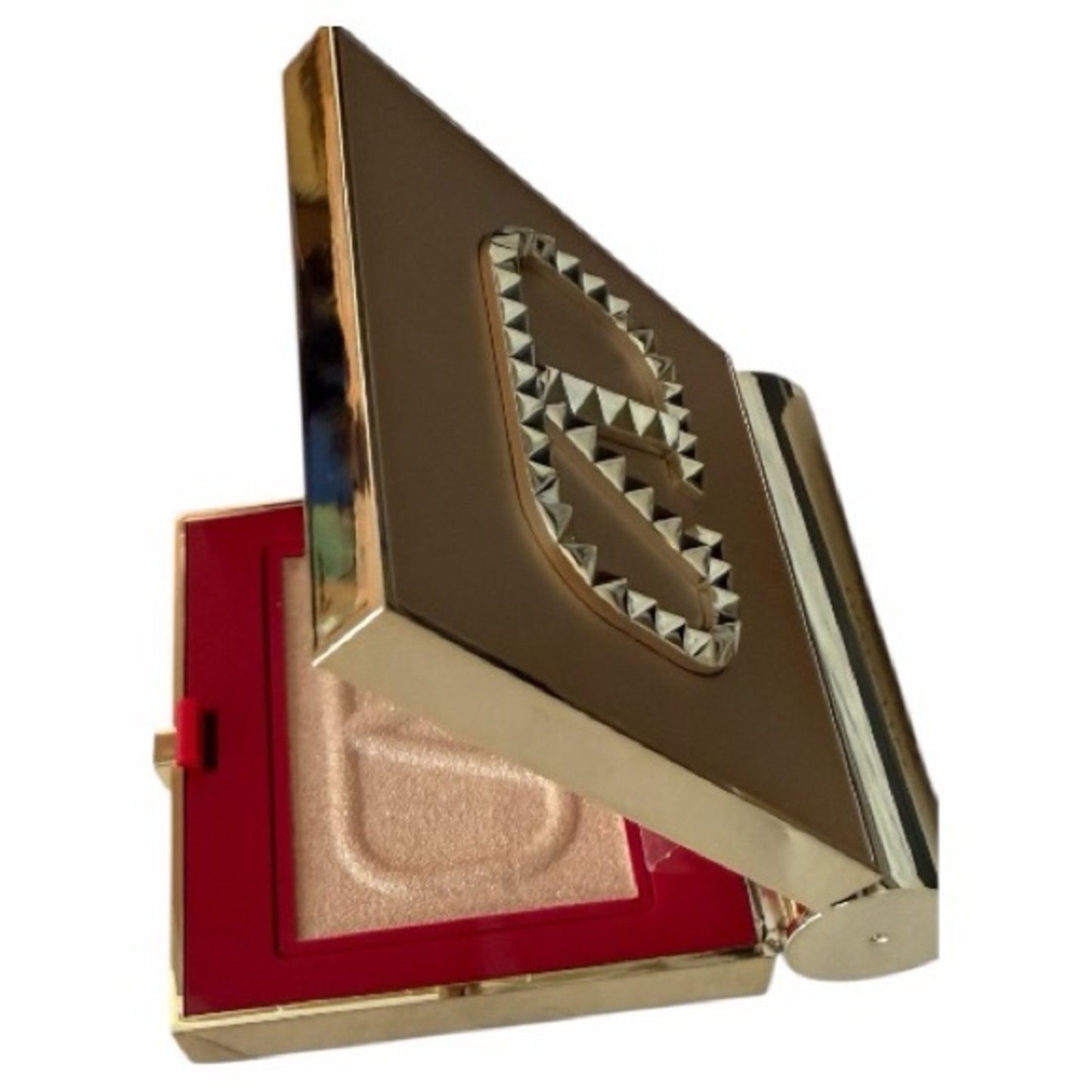 Valentino Gold Compact With Highlighter Put A Spike In It - Eyes To Cheek NIB