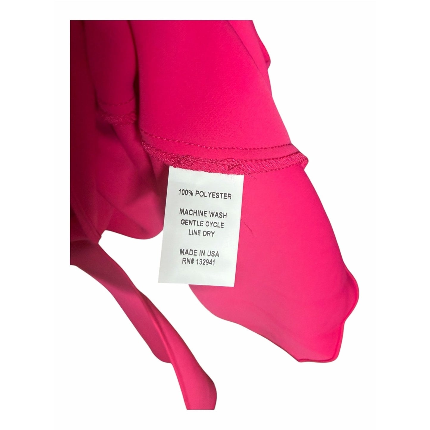 Amanda Uprichard Franny Hot Pink Midi Dress NWT XL Wedding Guest Cocktail