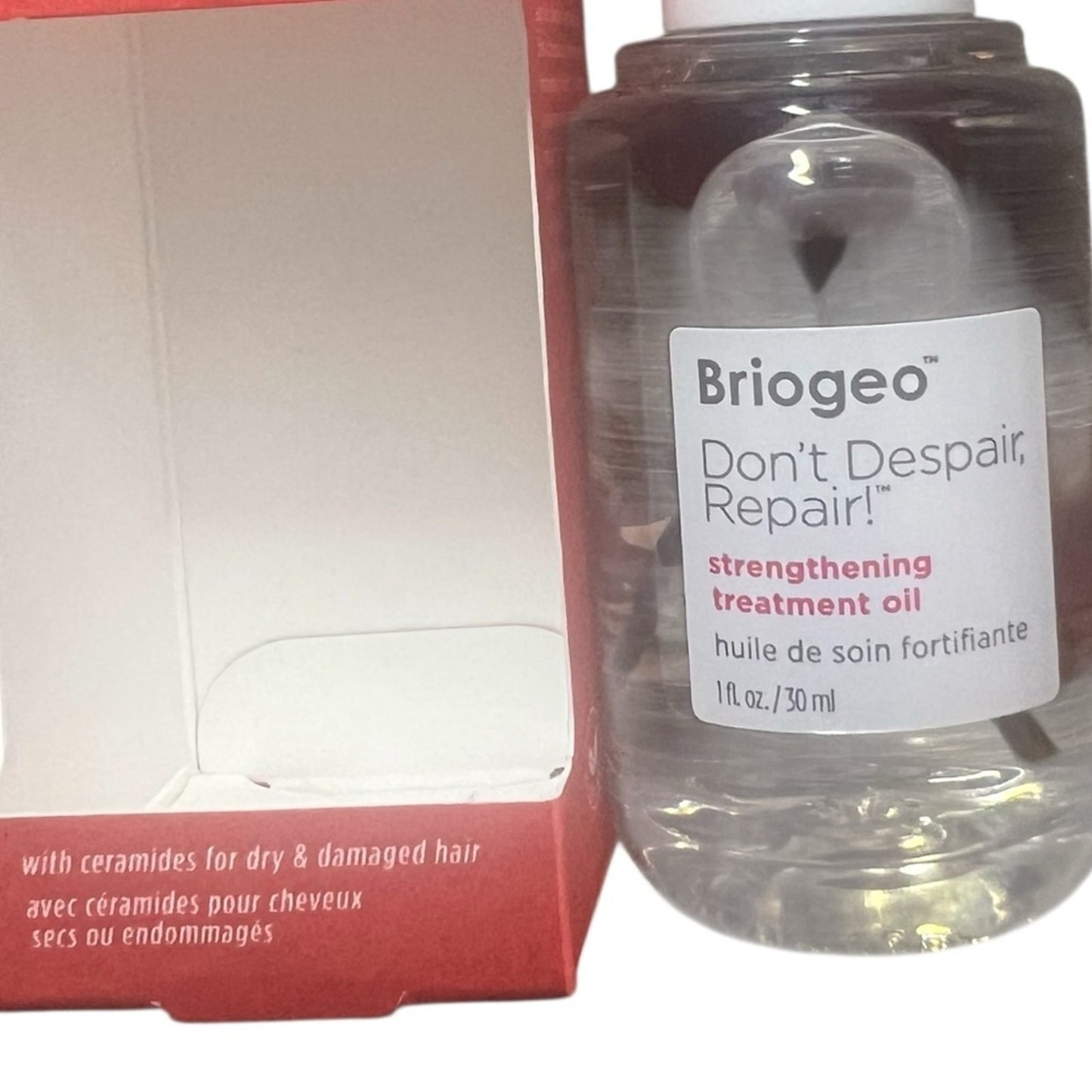 Briogeo Don't Despair, Repair Strengthening Treatment Oil - Full Size 30 ml NIB