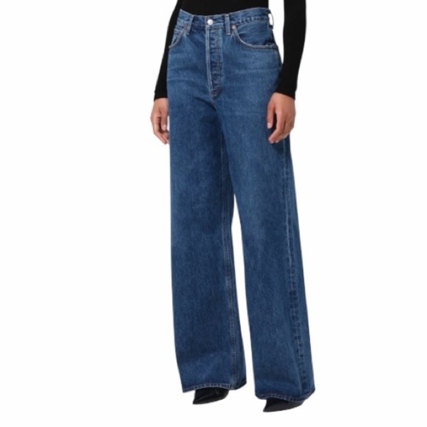 AGOLDE High-Rise Wide-Leg Jeans Button Up | NWT | Sold at Tuckernuck Size 29