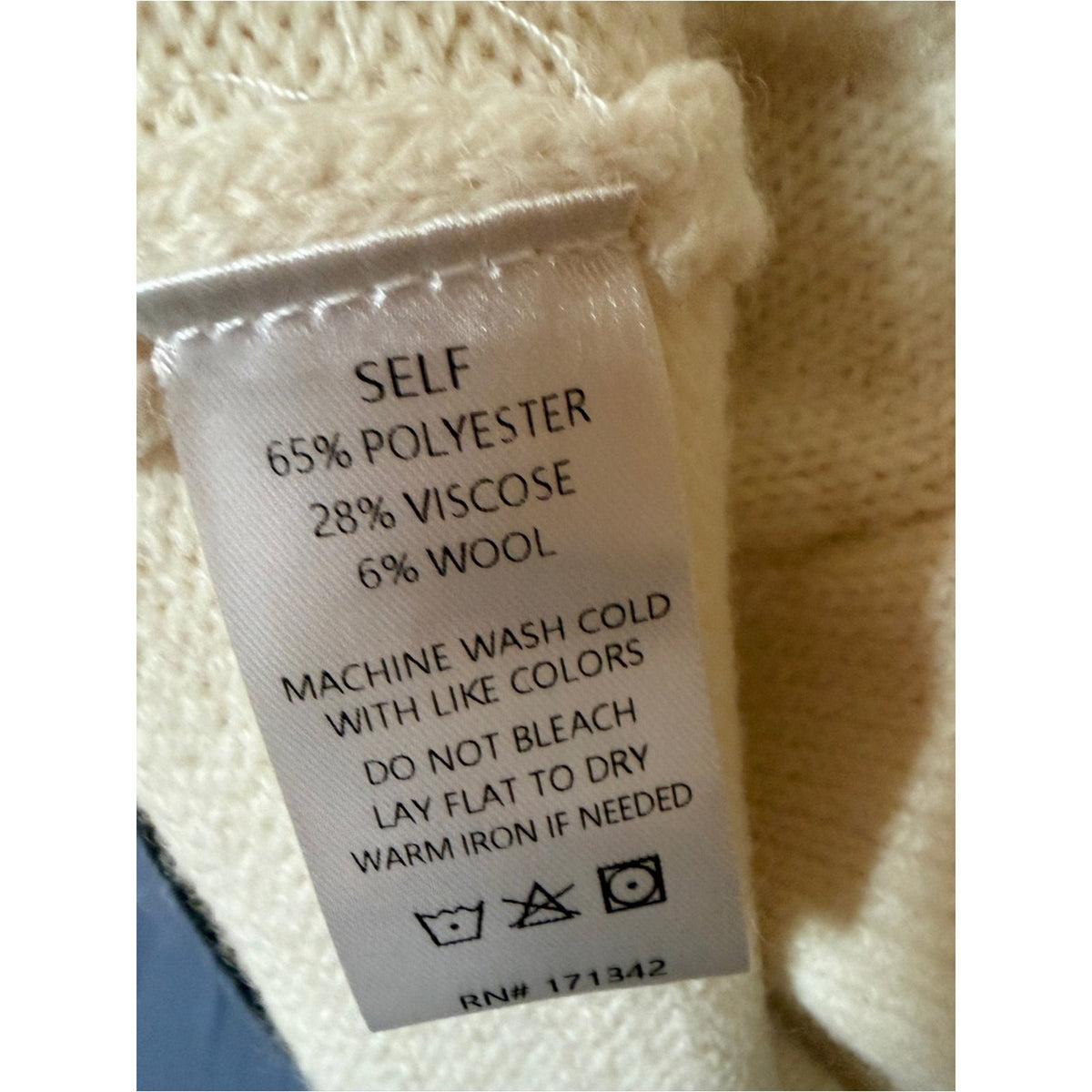 Prosperina Lila Ivory Knit Women’s Sweater Tank Vest Medium NWT