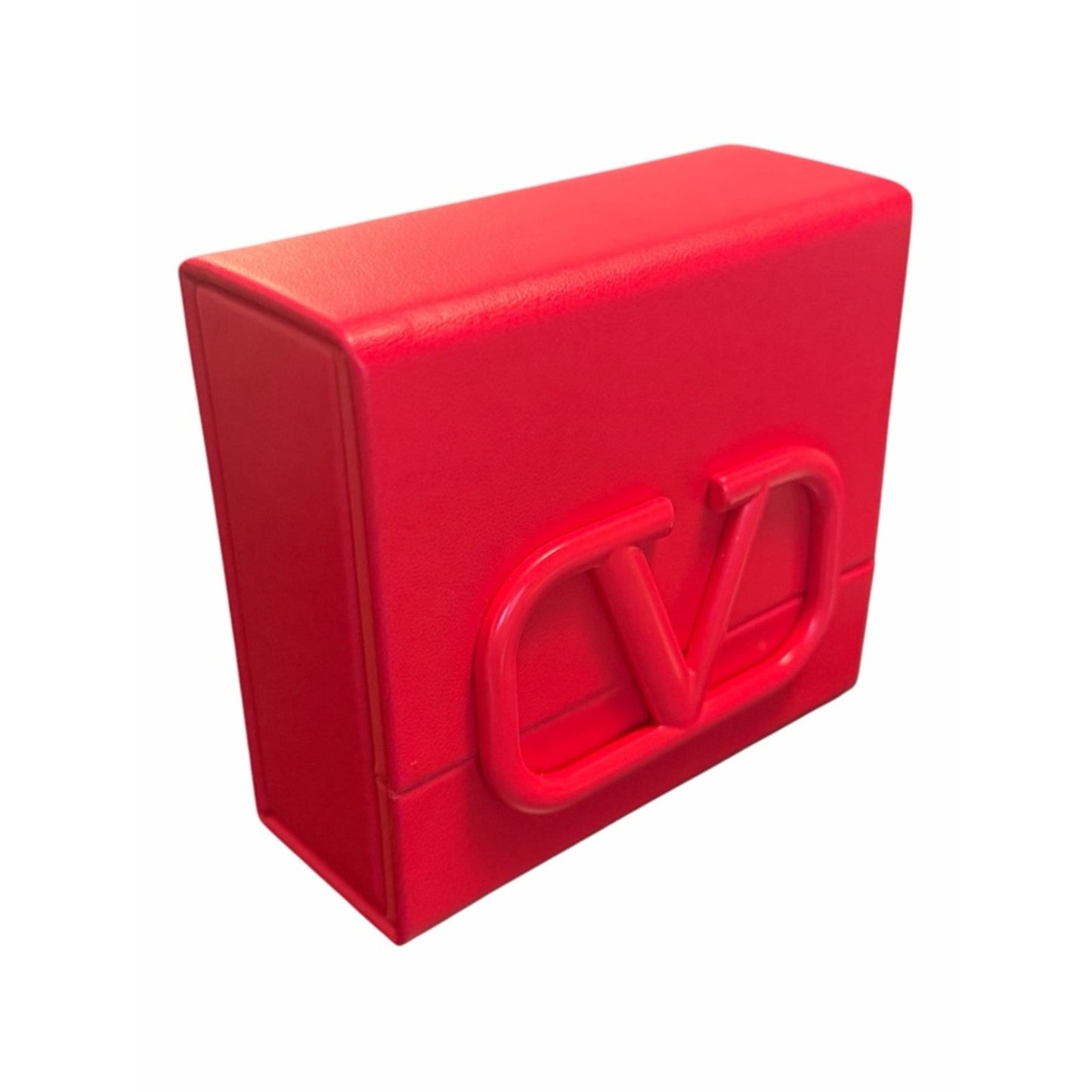 Valentino V Logo Mini Case Lipstick Set Rosso Jewelry Case 3 Matte Shades NIB