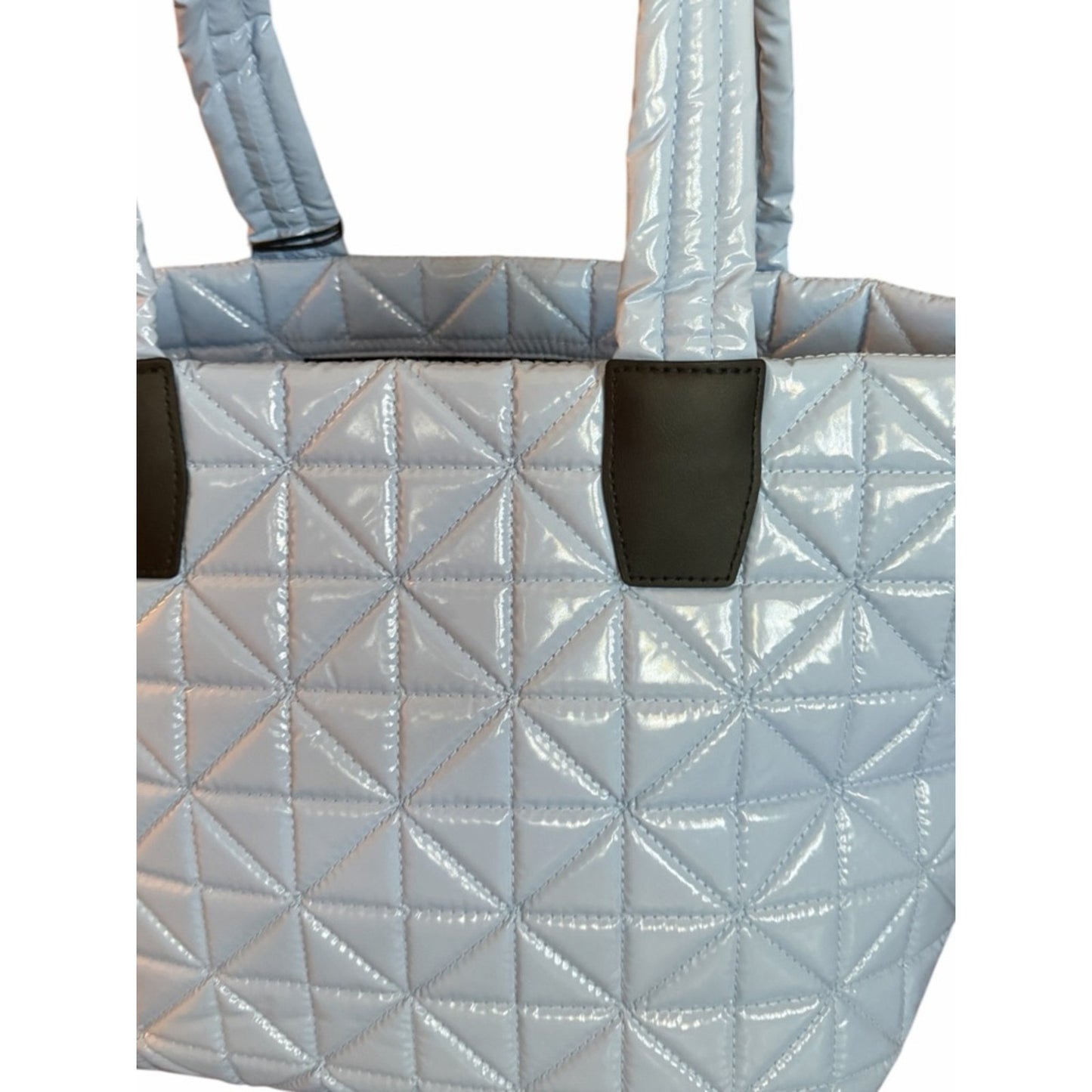 Vee Collective Quilted Convertible Tote Cerulean NWT Crossbody Bag Icy Blue