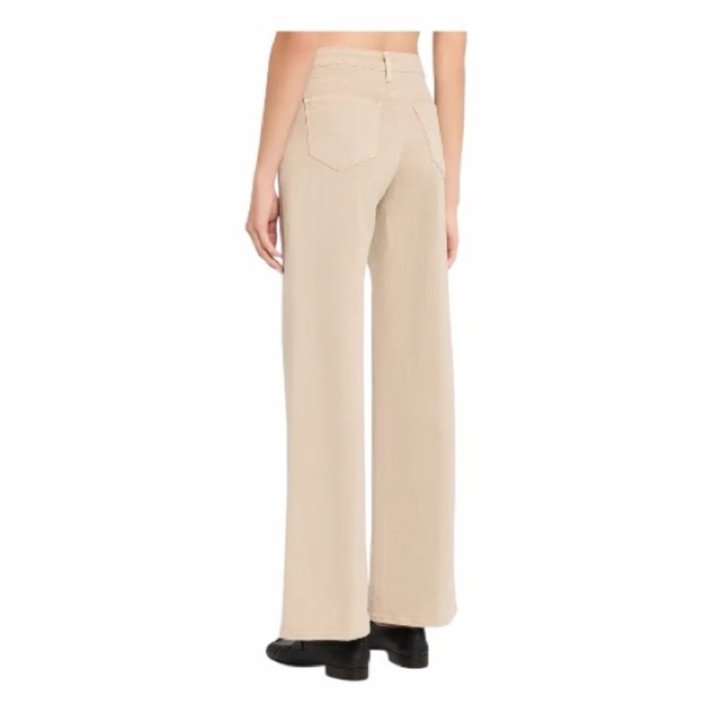 L’AGENCE Alicent Wide Leg Jeans Macadamia NWT Size 28 Quiet Luxury