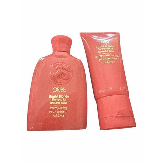 Oribe Bright Blonde Travel Duo Set - 2.5oz Shampoo & 1.7oz Conditioner NWT