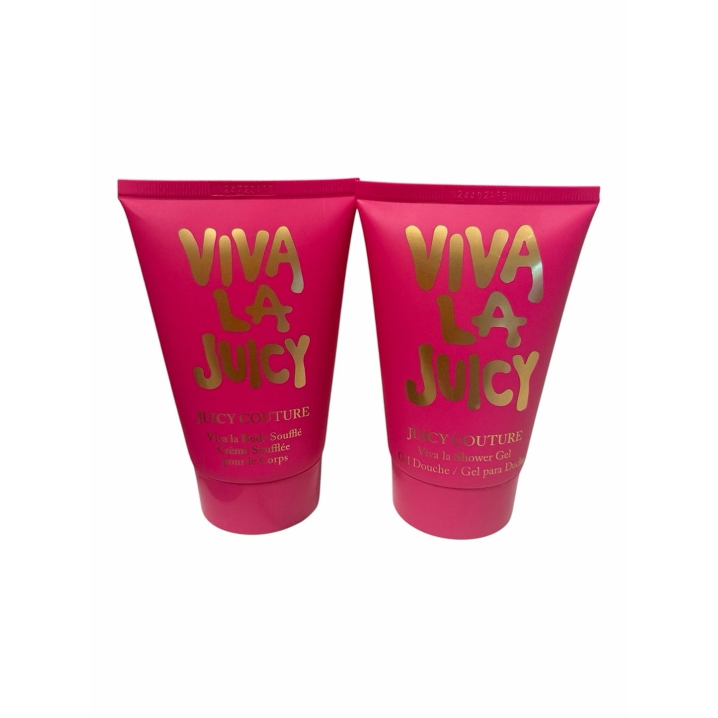 Juicy Couture Viva La Juicy Shower Gel & Body Soufflé Set 4.2 oz Each Sealed