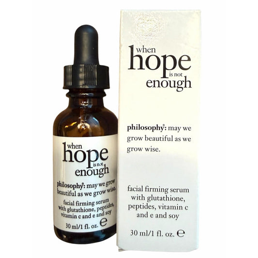 Philosophy When Hope Is Not Enough Serum 1 oz Full Size NIB Firming Vitamin C