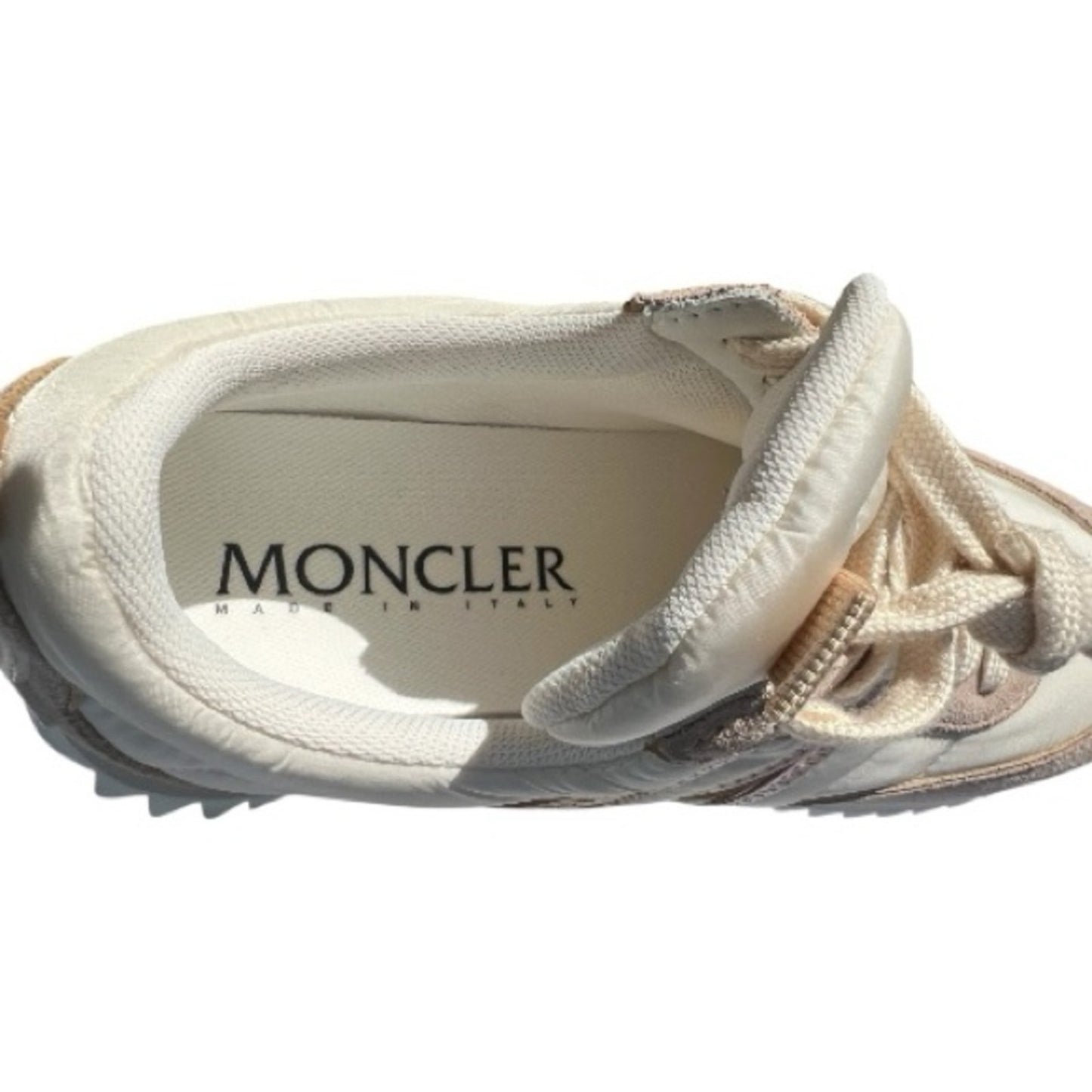 Moncler Women's Natural Sneakers Size 8 NIB