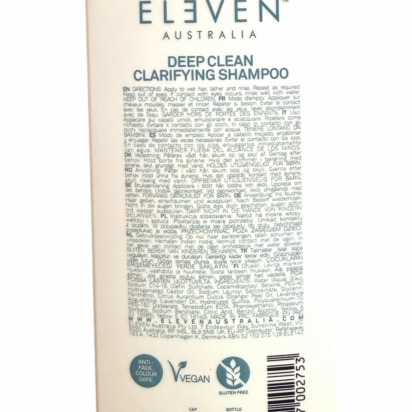 ELEVEN Australia Hydrate My Hair Moisture + Deep Clean Clarifying Shampoo Set