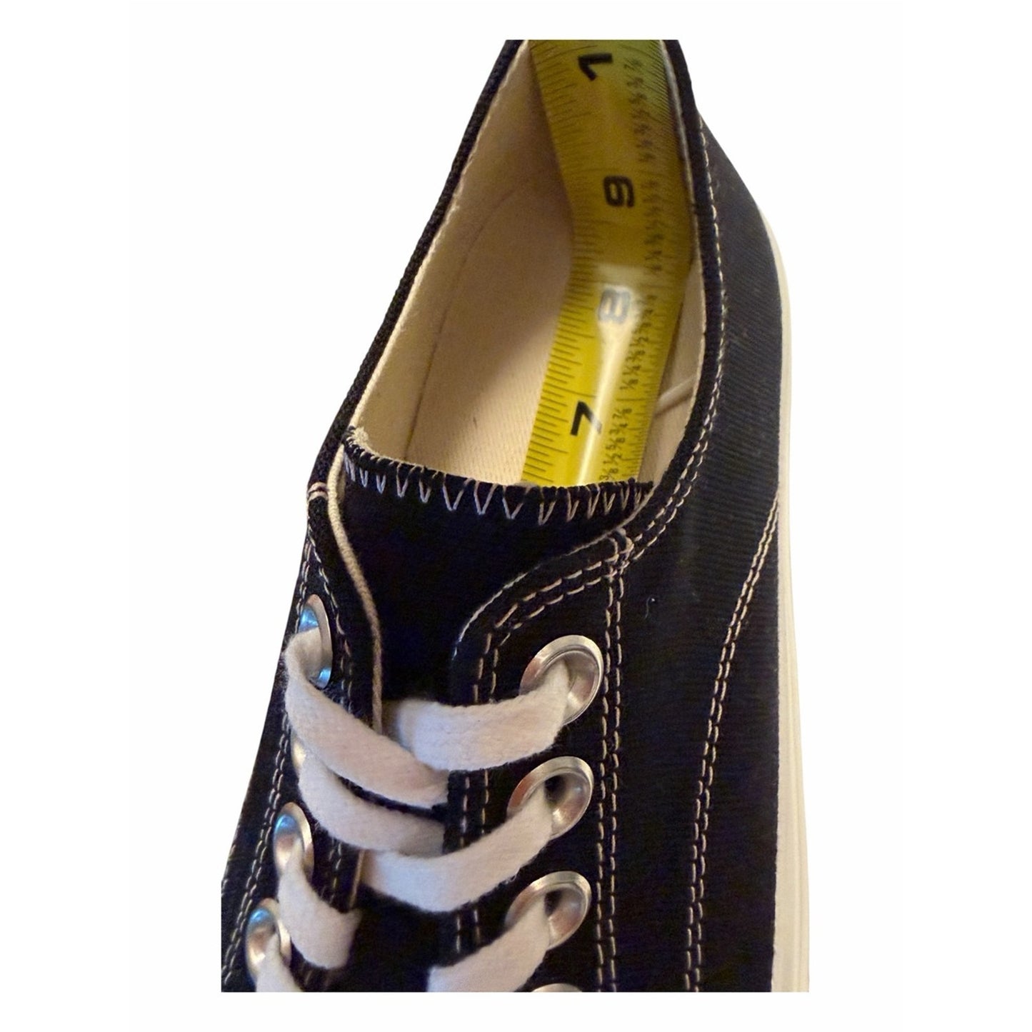 Moschino Couture Milano Platform Sneakers Black Canvas Low Top NIB $560 Size 37