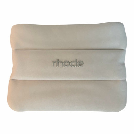 Rhode Mini Bubble Bag Neoprene Puffer Makeup Pouch Clutch Stone Gray