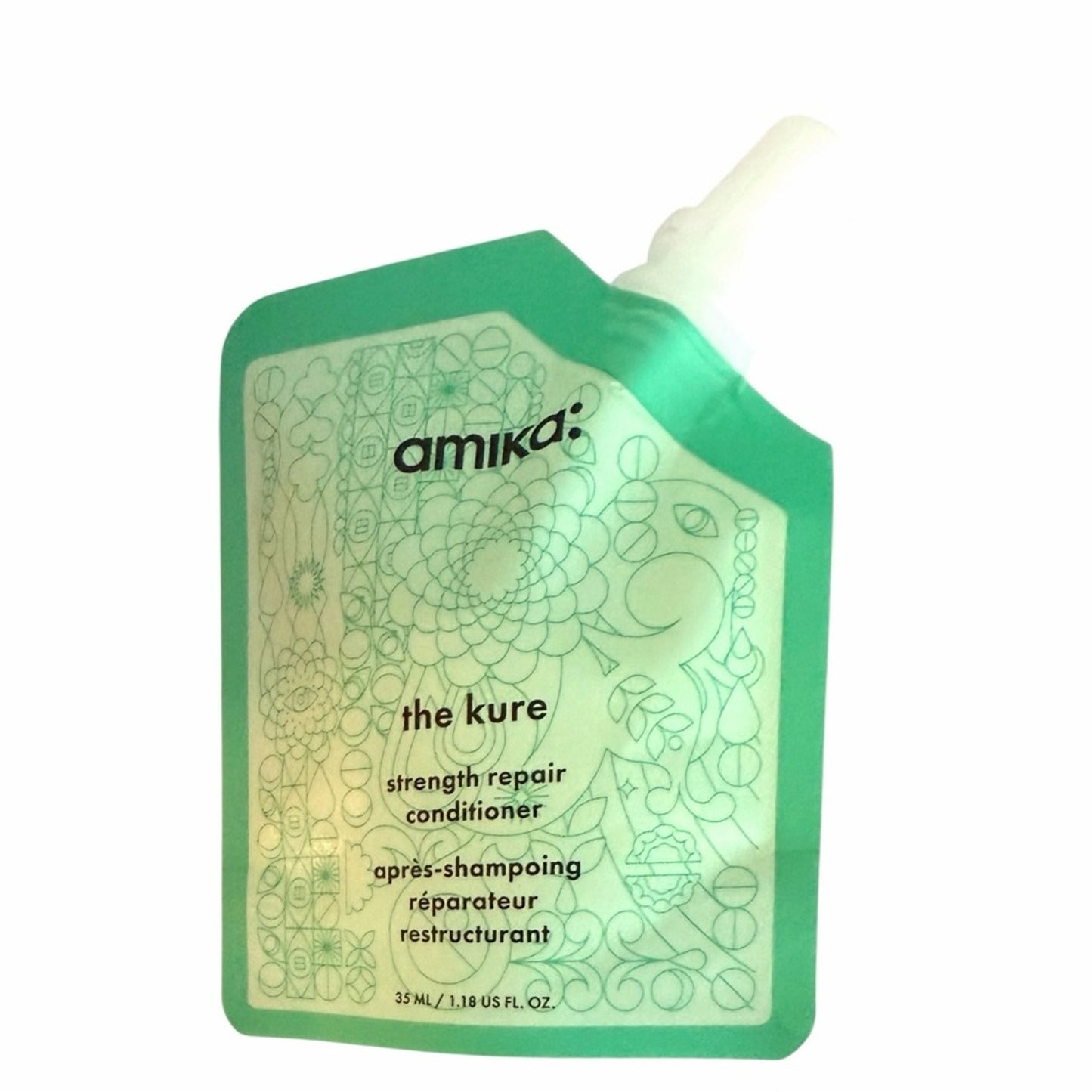 Amika Normcore Signature Shampoo Salon Size w/ pump+ Kure Repair Conditioner New