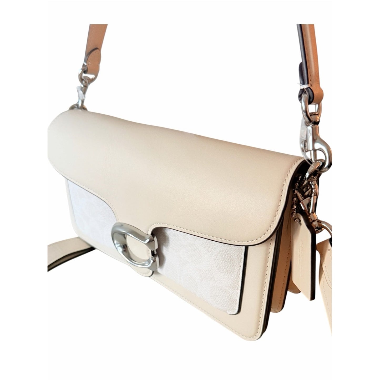 Coach Tabby Shoulder Bag 26 W/Crossbody Strap In Chalk- New With Tags